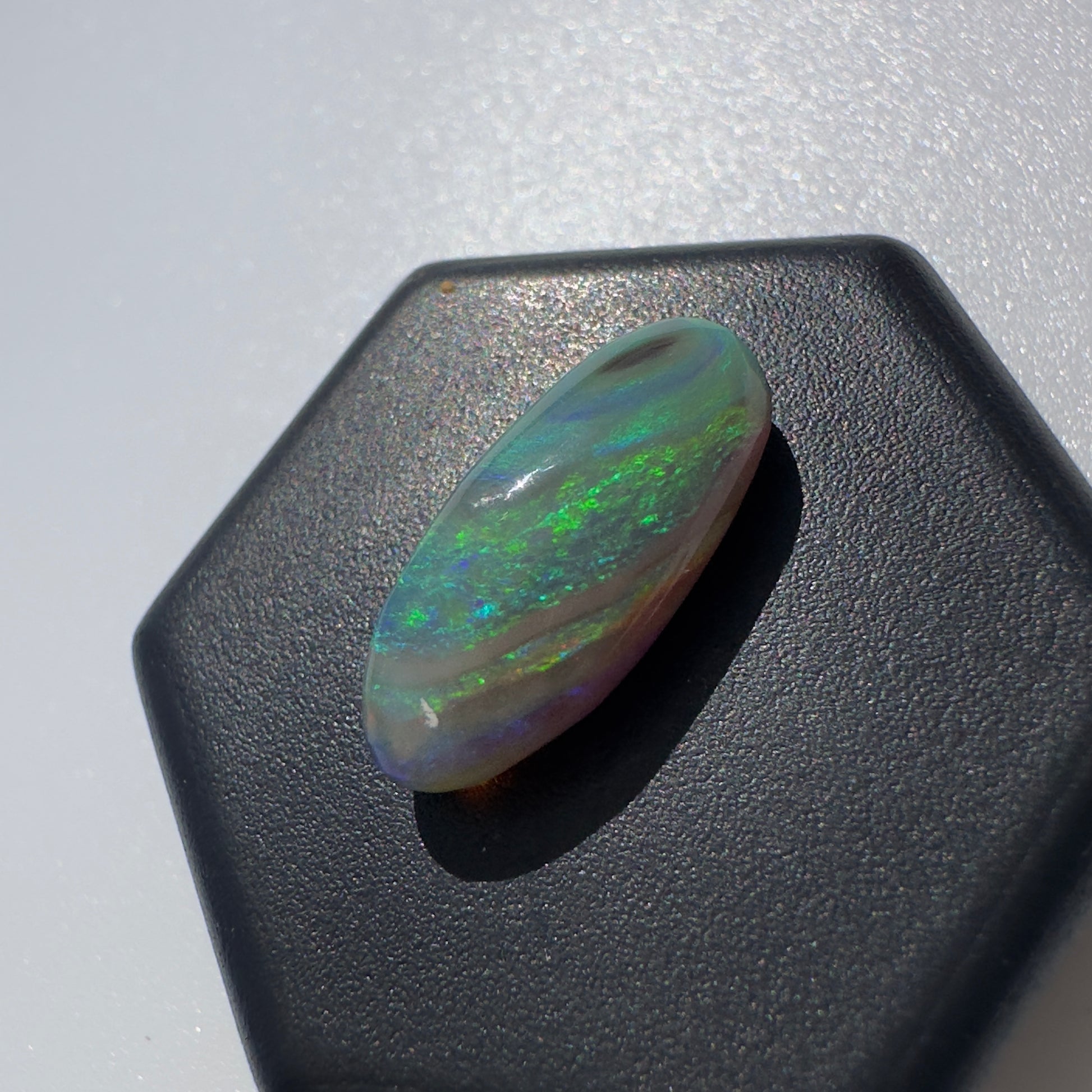 Lightning Ridge Semi Black Opal 2.1carat Solid Hand-Cut Luxury