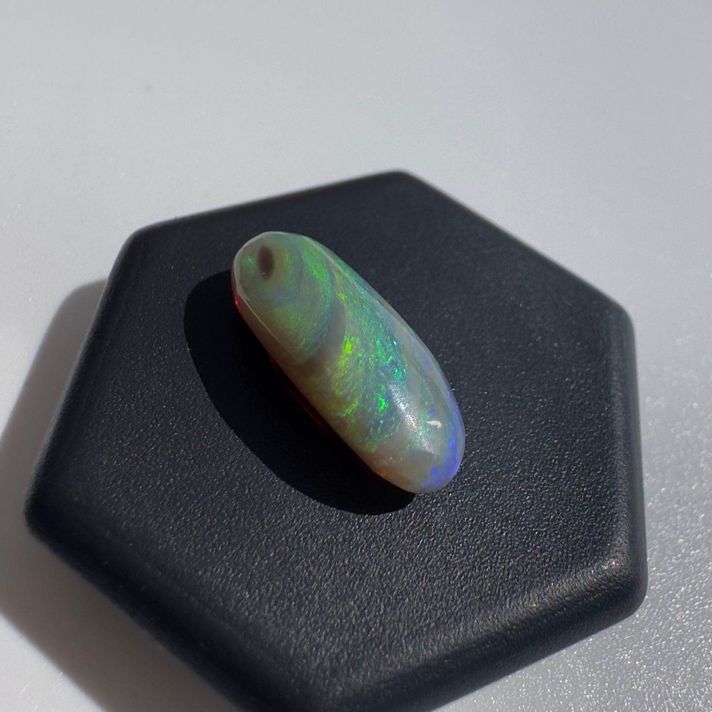 Lightning Ridge Semi Black Opal 2.1carat Solid Hand-Cut Luxury