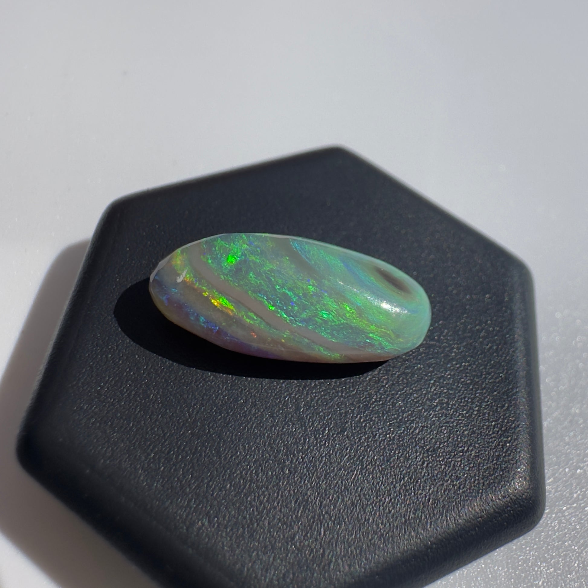 Lightning Ridge Semi Black Opal 2.1carat Solid Hand-Cut Luxury