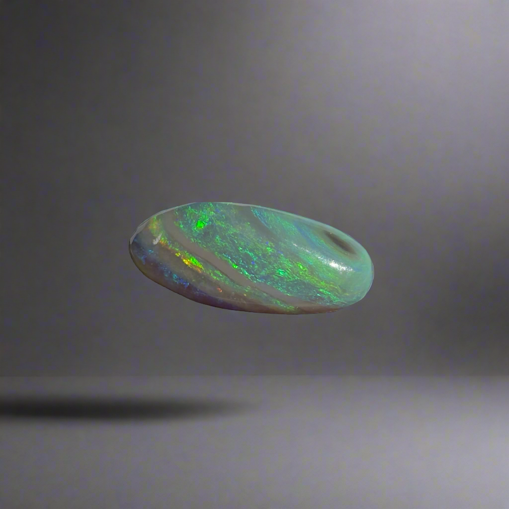 Lightning Ridge Semi Black Opal 2.1carat Solid Hand-Cut Luxury