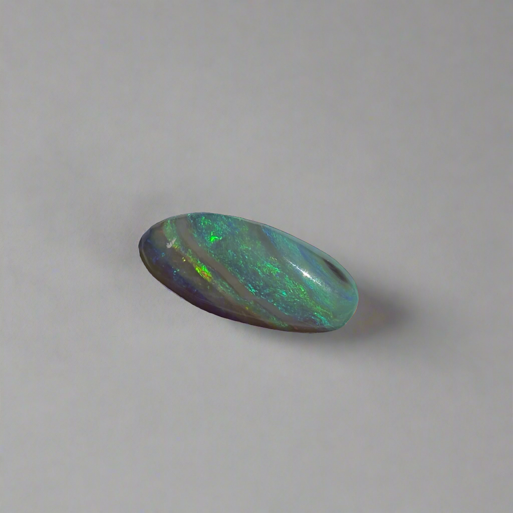 Lightning Ridge Semi Black Opal 2.1carat Solid Hand-Cut Luxury