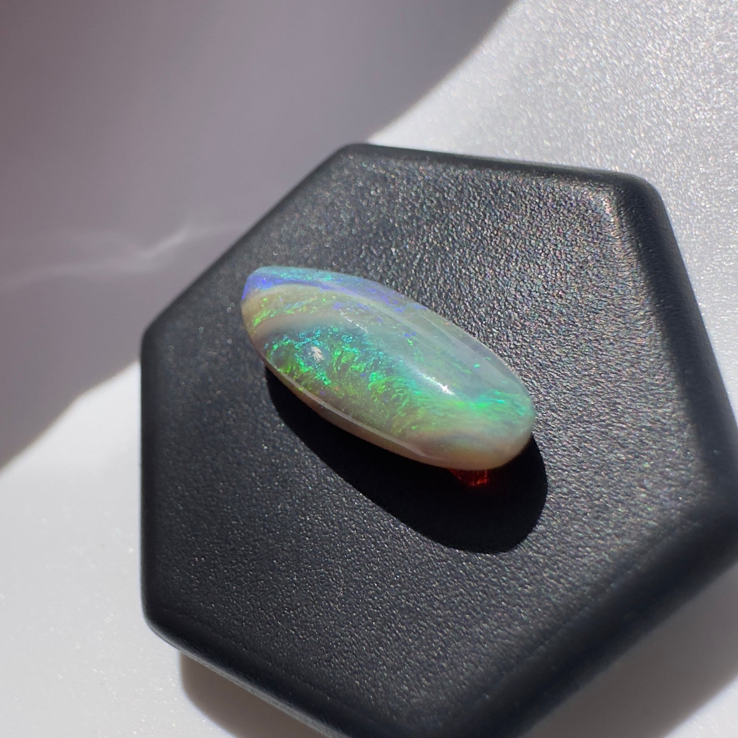 Lightning Ridge Semi Black Opal 2.1carat Solid Hand-Cut Luxury