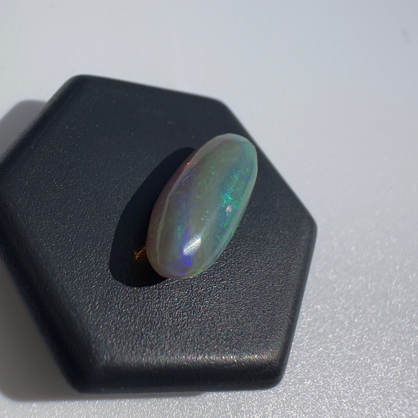 Lightning Ridge Semi Black Opal 2.1carat Solid Hand-Cut Luxury