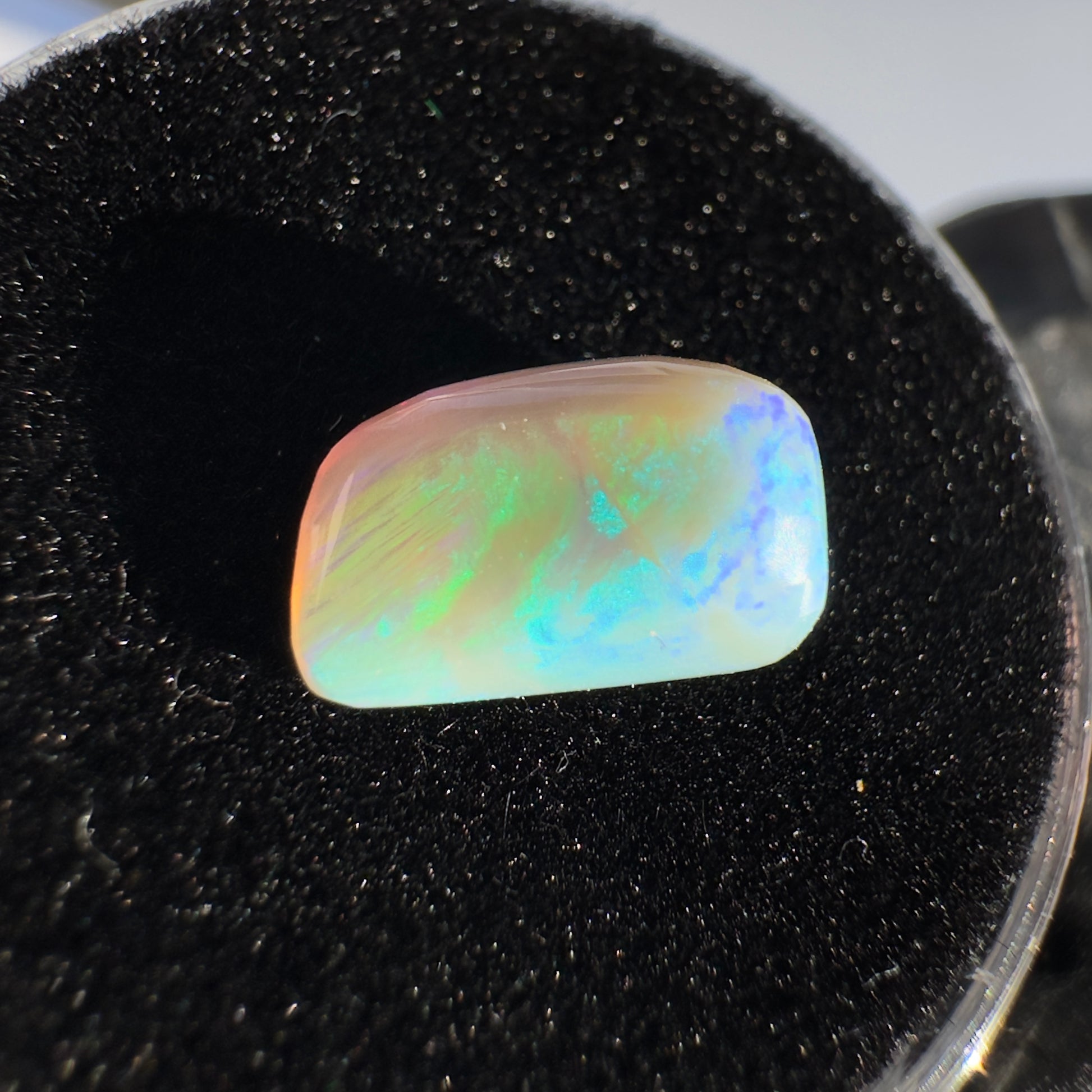 Lightning Ridge Semi Black Opal 1.5 carat Solid Hand-Cut Luxury