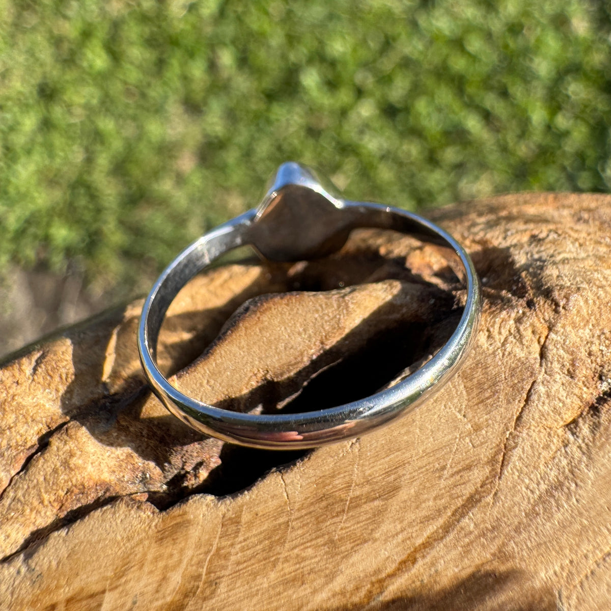 0.7ct Lightning Ridge Opal Ring ~ 'Woolgoolga Ember' | 925 Sterling Silver | Solid Australian Opal