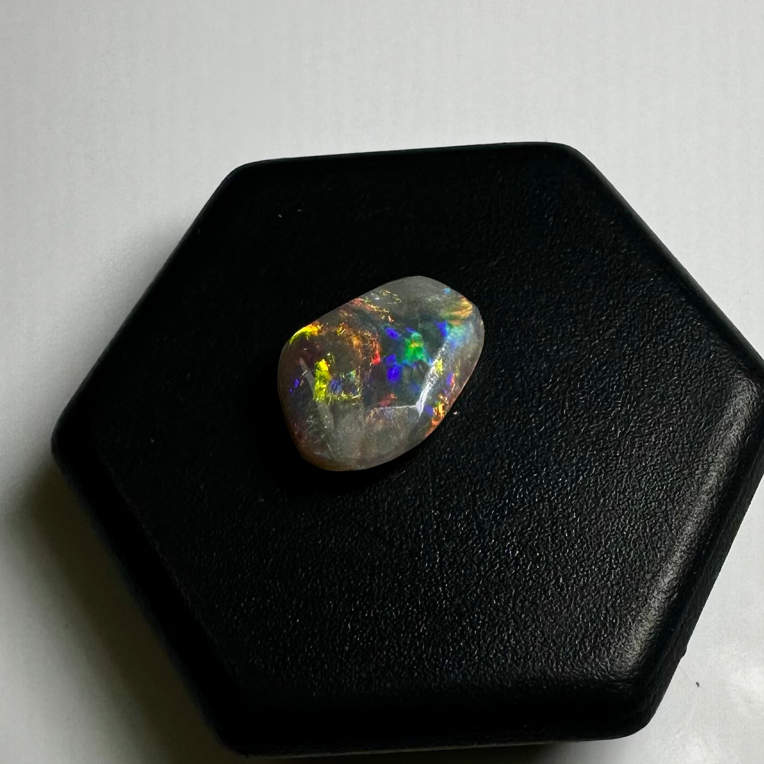 Lightning Ridge Semi Black Opal 0.8carat Solid Hand-Cut - Iona Opal Australia