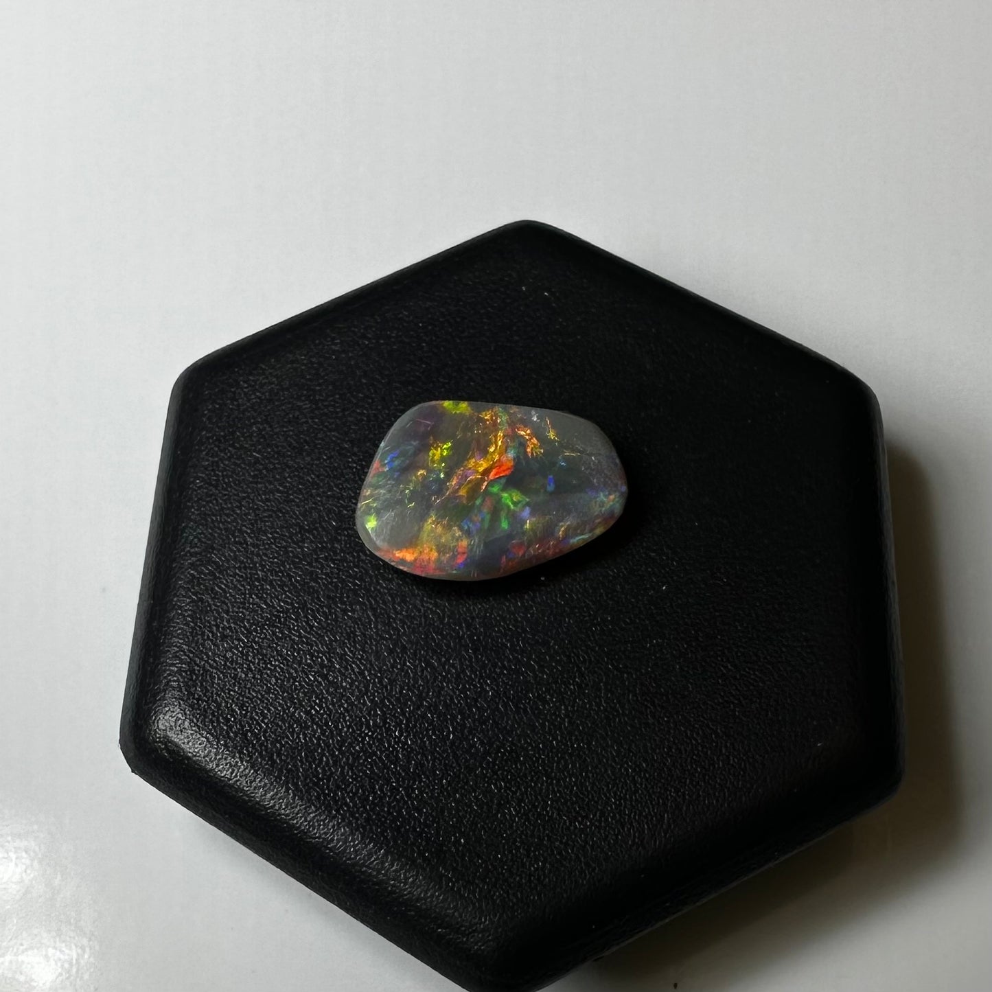 Lightning Ridge Semi Black Opal 0.8carat Solid Hand-Cut - Iona Opal Australia