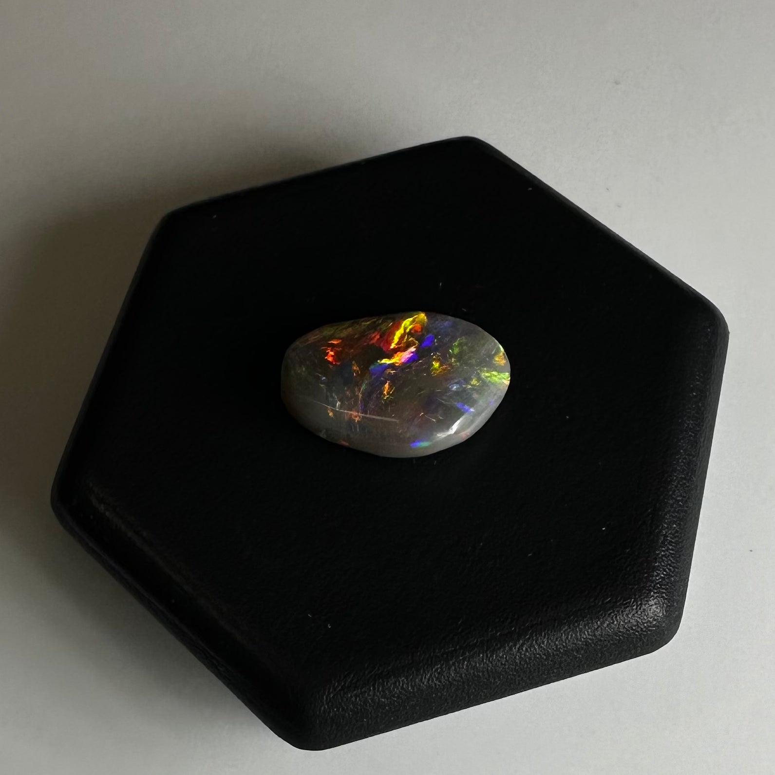 Lightning Ridge Semi Black Opal 0.8carat Solid Hand-Cut | Iona Opal Australia