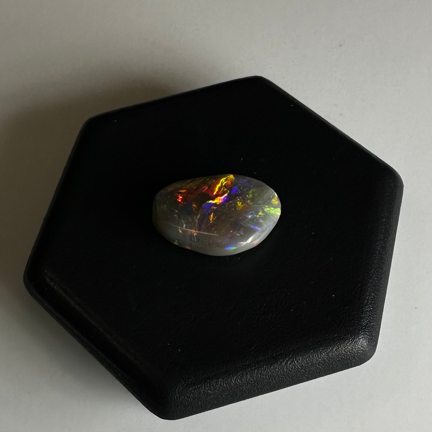 Lightning Ridge Semi Black Opal 0.8carat Solid Hand-Cut - Iona Opal Australia