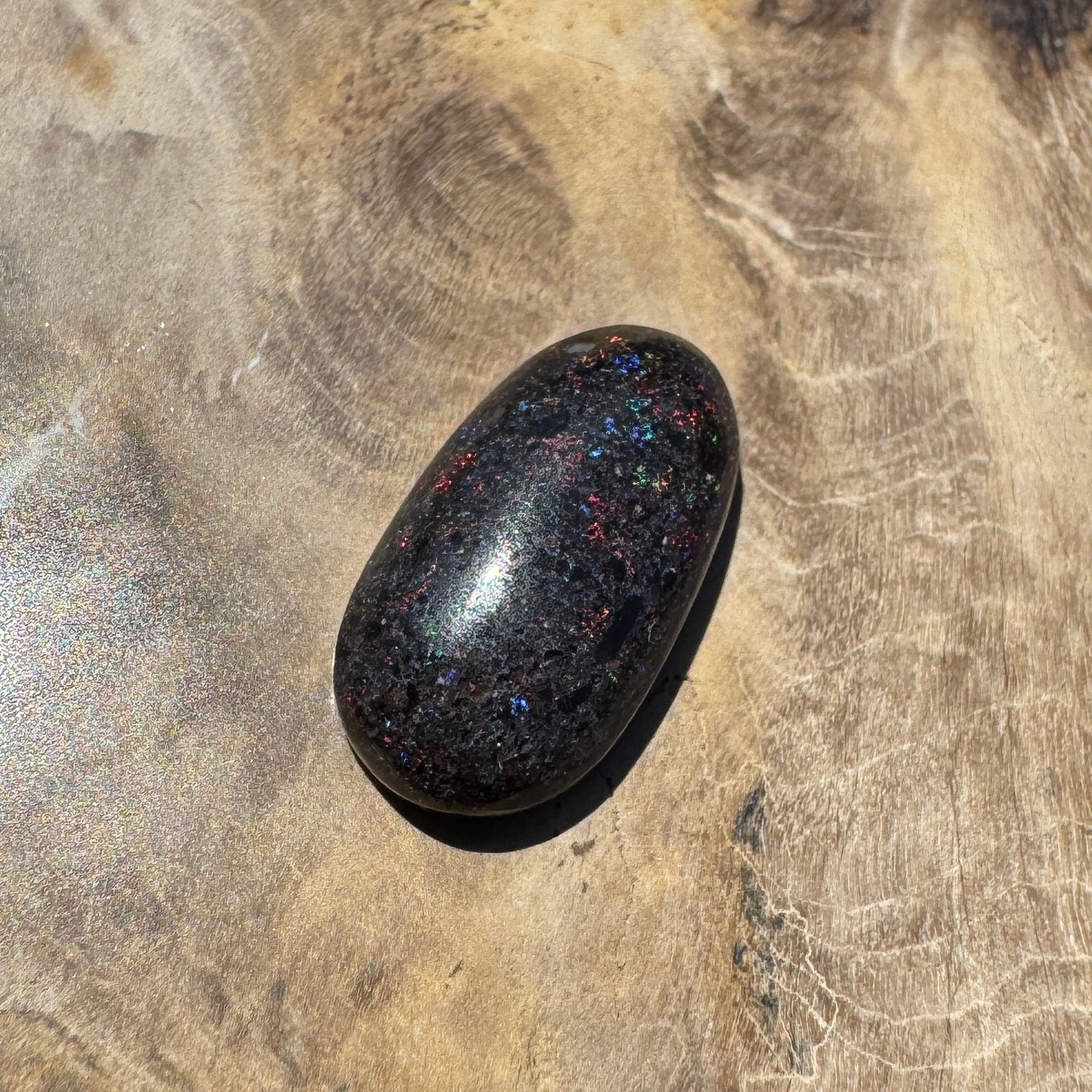 Andamooka Matrix Opal 3.8carat Solid Hand - Cut
