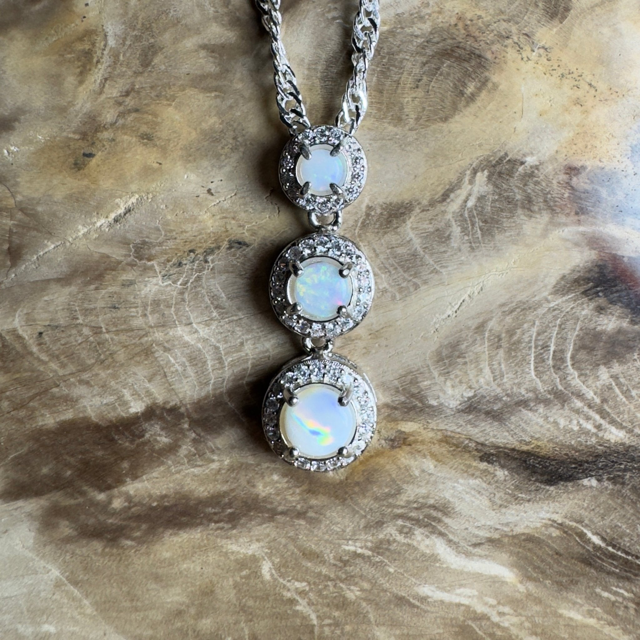 Byron Bloom - 1.1ct Coober Pedy Opal 925 Silver Pendant