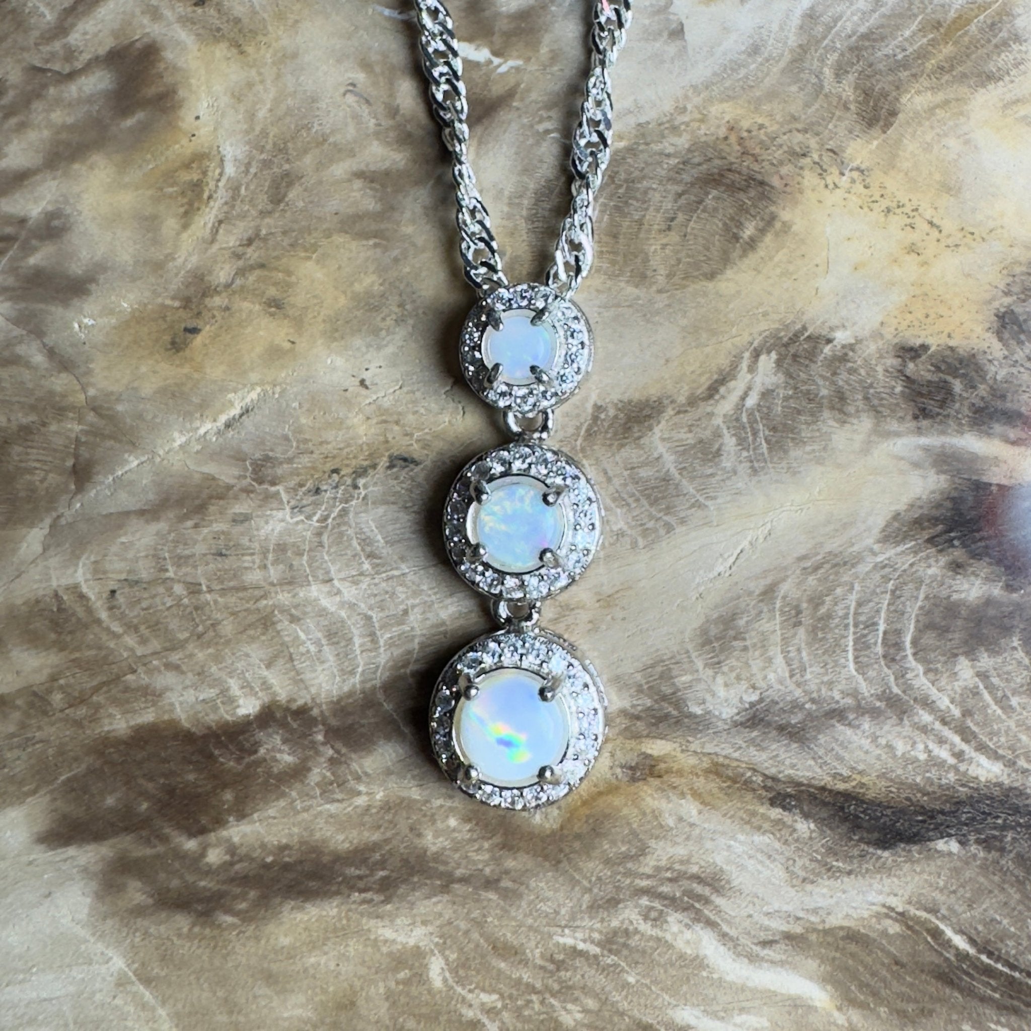 Byron Bloom - 1.1ct Coober Pedy Opal 925 Silver Pendant