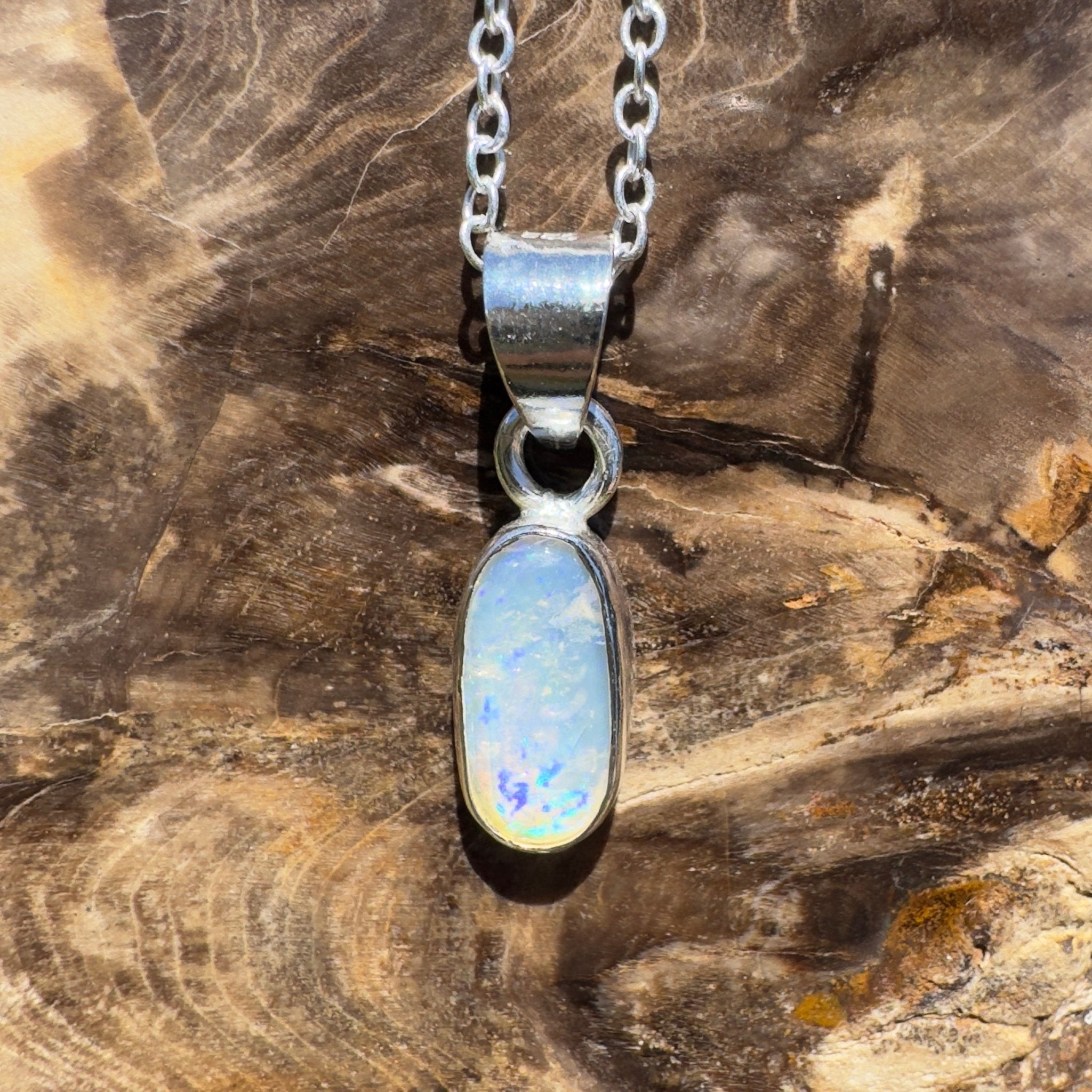 Cape Somerset Waters – 1ct Lightning Ridge Opal Pendant
