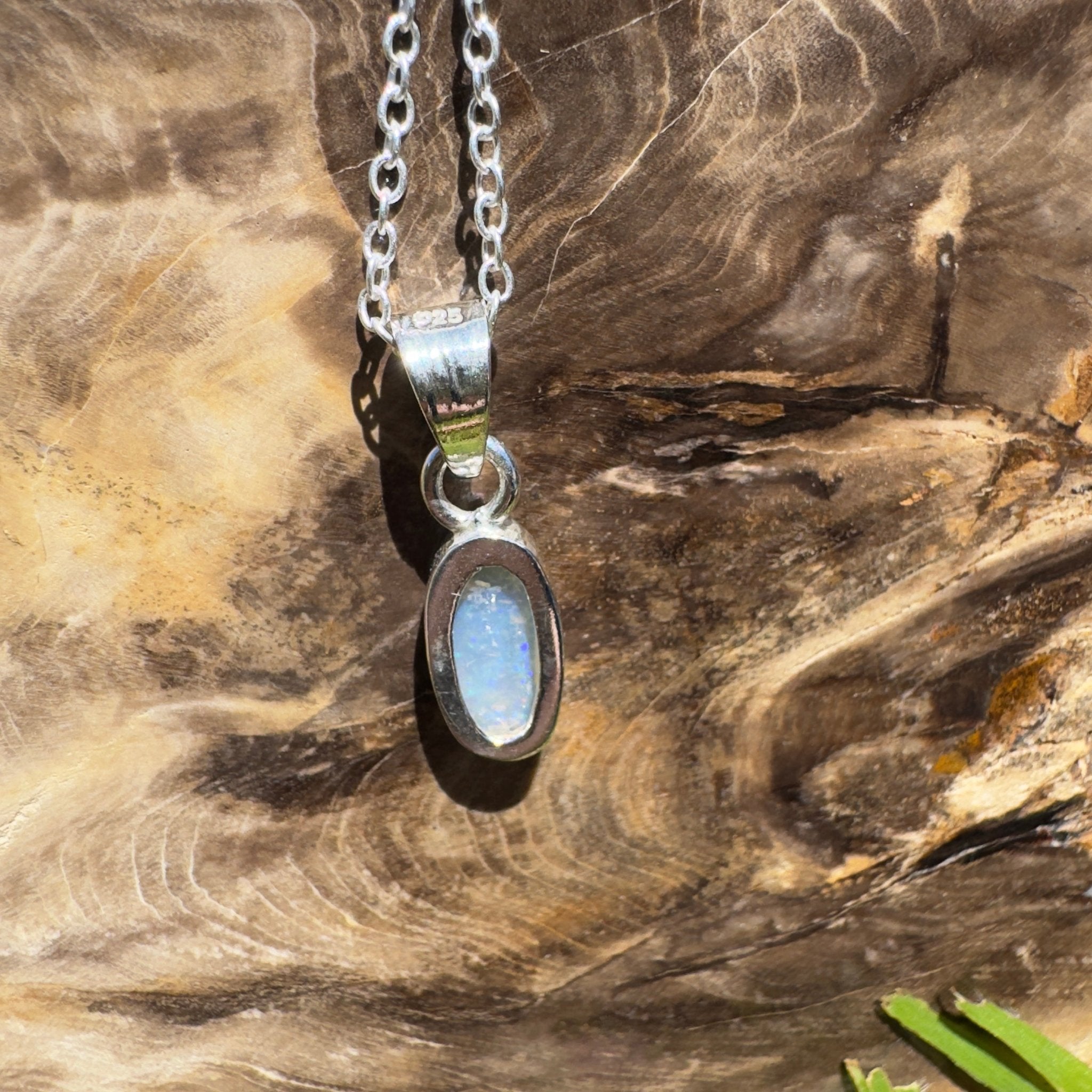 Cape Somerset Waters – 1ct Lightning Ridge Opal Pendant