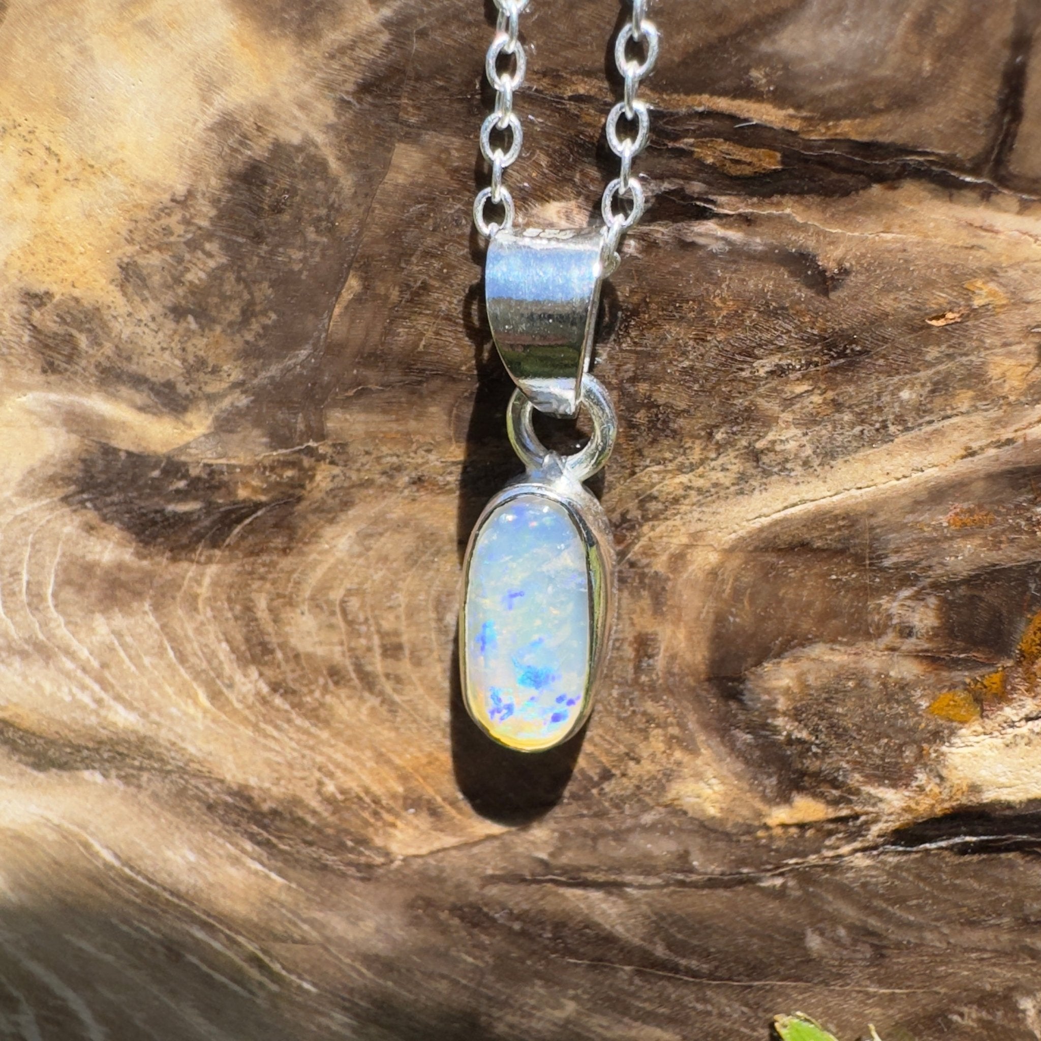 Cape Somerset Waters – 1ct Lightning Ridge Opal Pendant