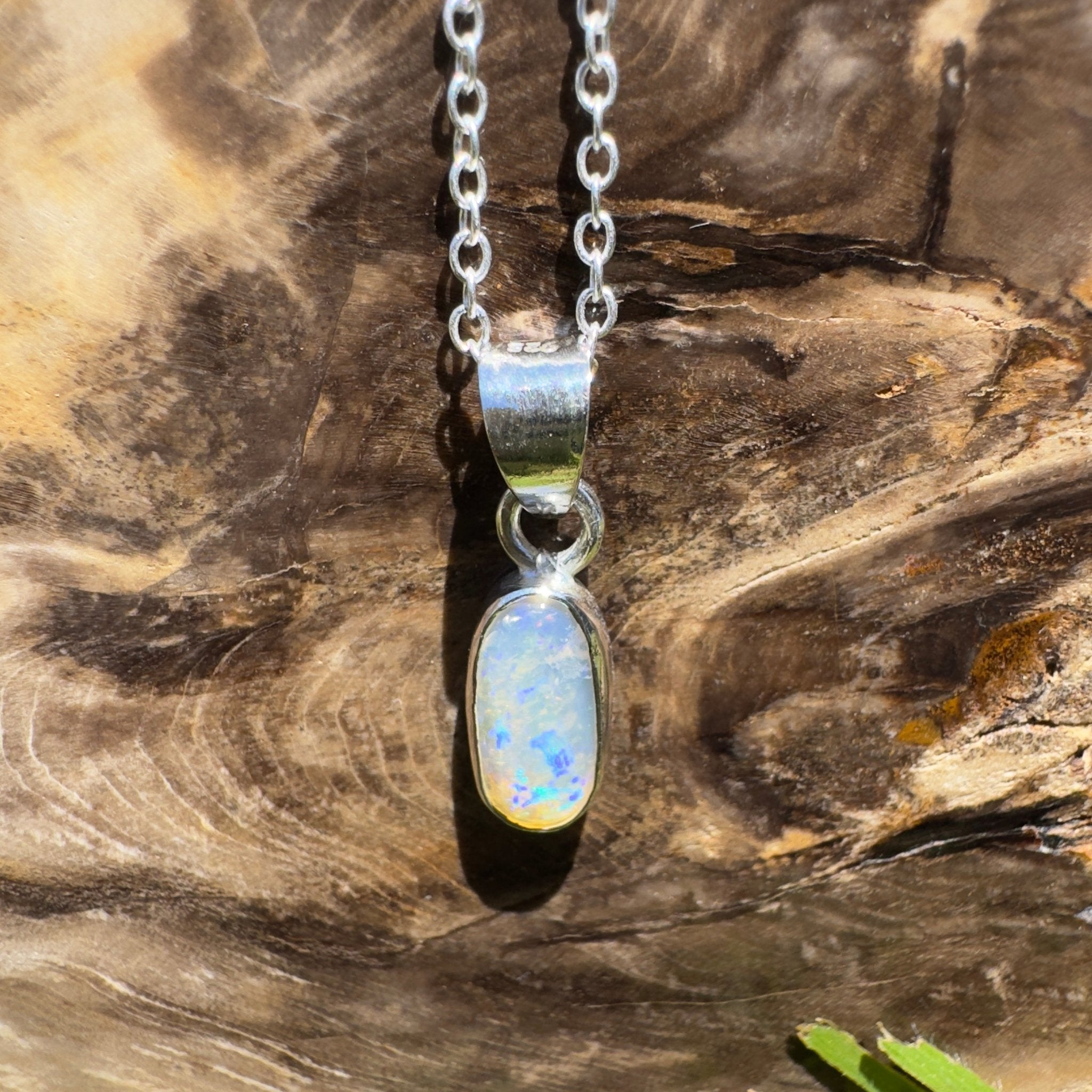 Cape Somerset Waters – 1ct Lightning Ridge Opal Pendant