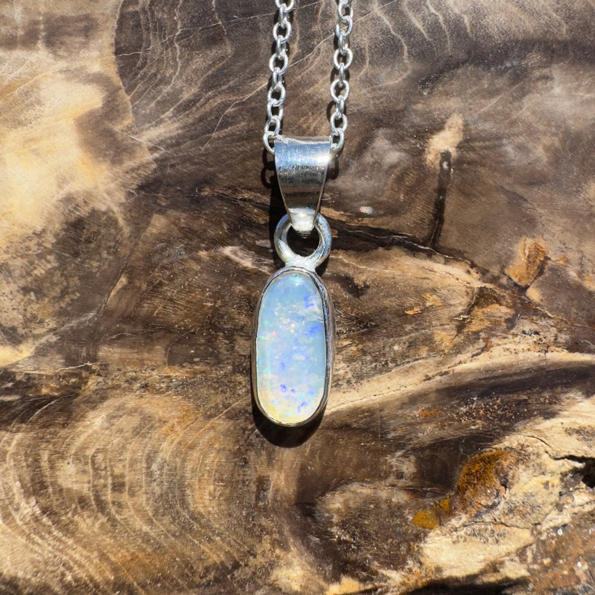 Cape Somerset Waters – 1ct Lightning Ridge Opal Pendant