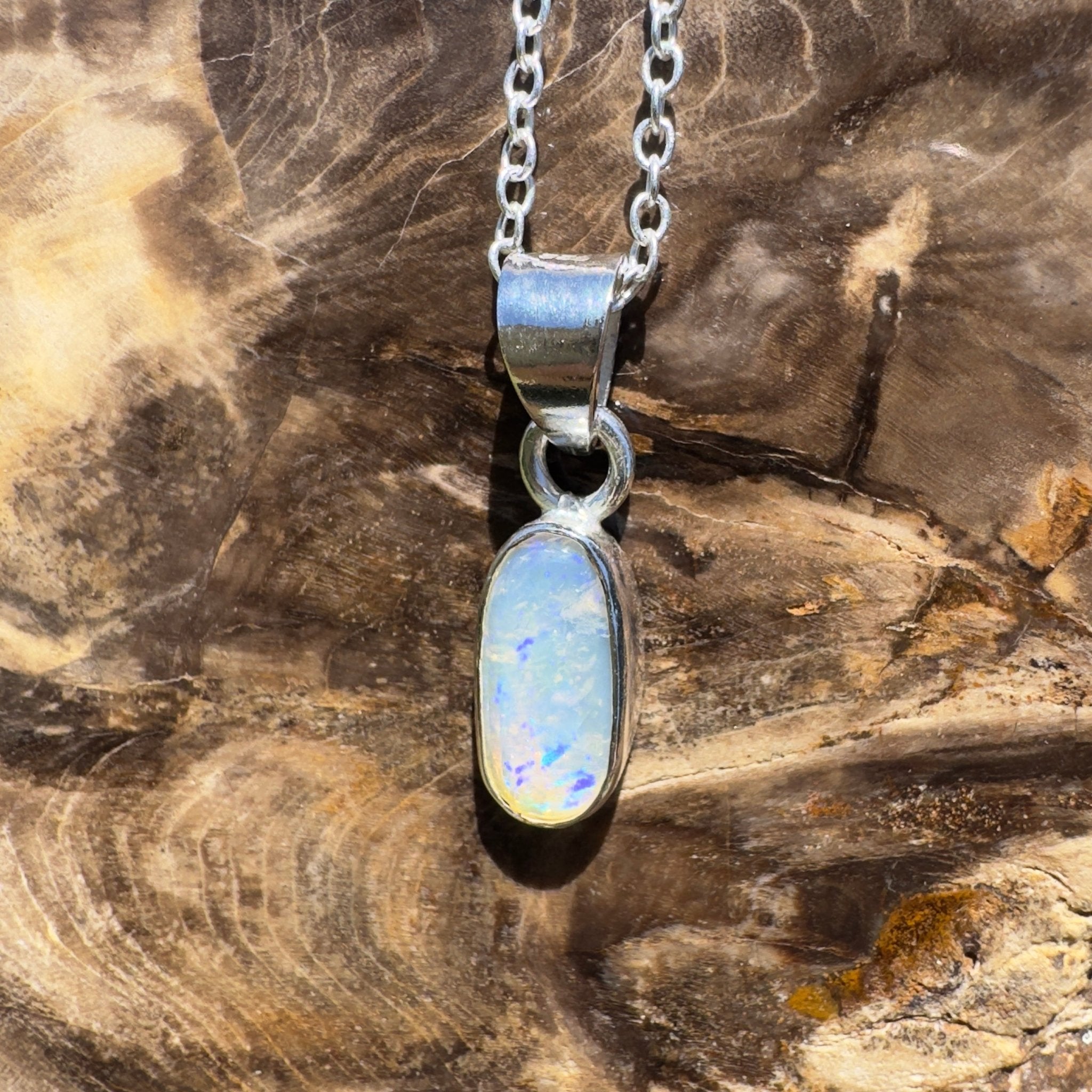 Cape Somerset Waters – 1ct Lightning Ridge Opal Pendant