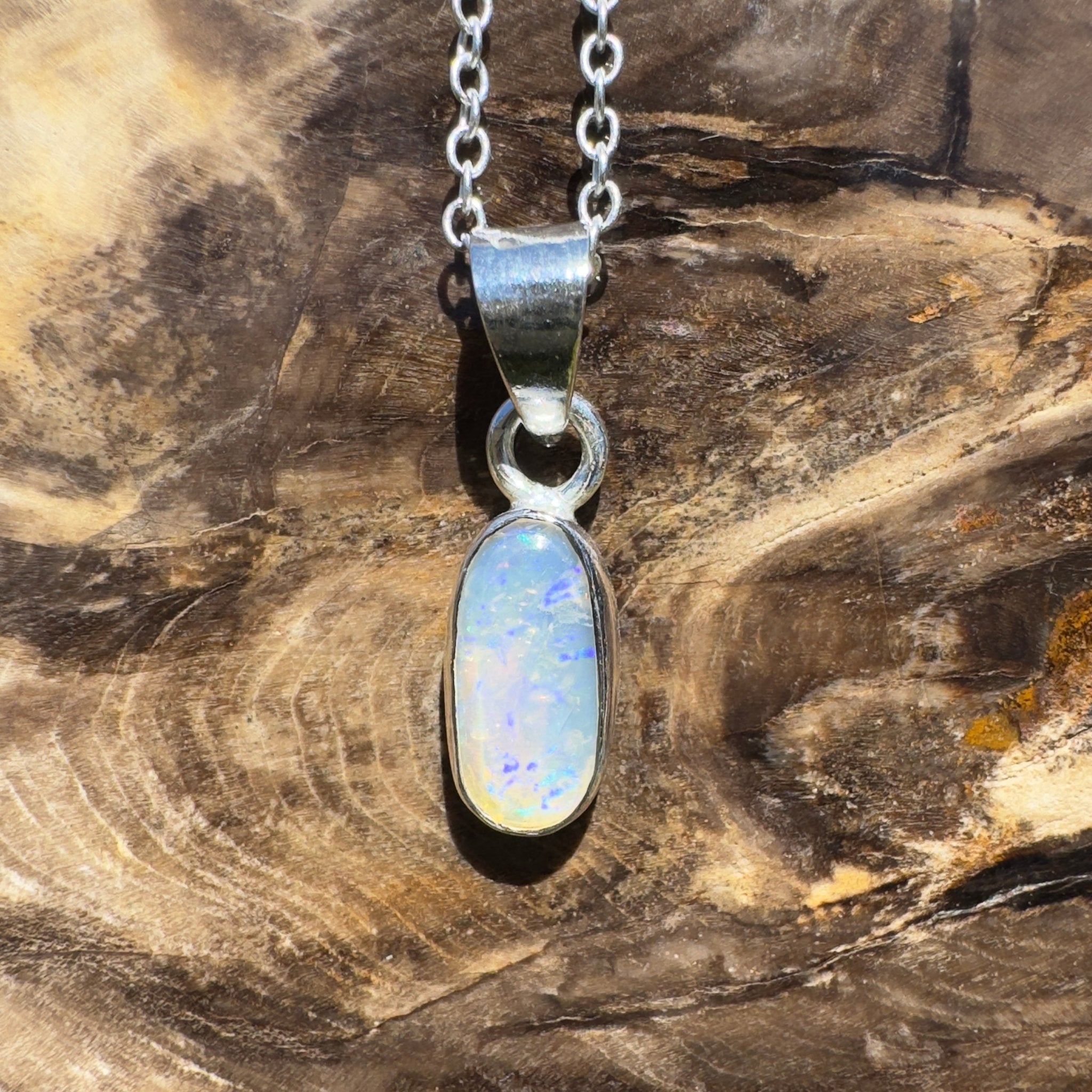 Cape Somerset Waters – 1ct Lightning Ridge Opal Pendant