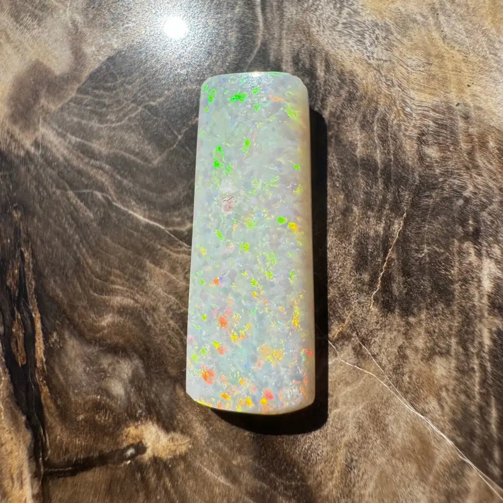 Coober Pedy Belemnite Opal (Fossil Opal Squid) 5.3carat Solid Hand - Cut