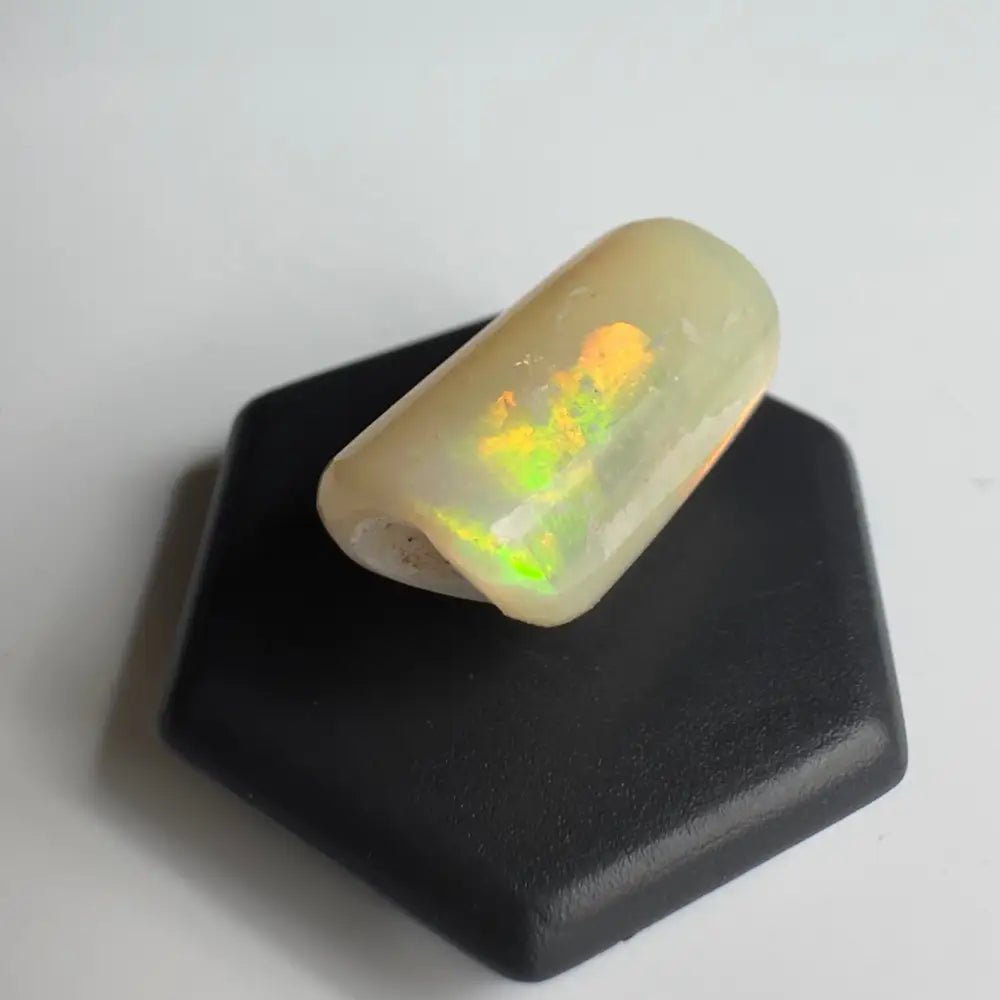 Coober Pedy Belemnite Opal (Fossil Opal Squid) 8.9carat Solid Hand - Cut