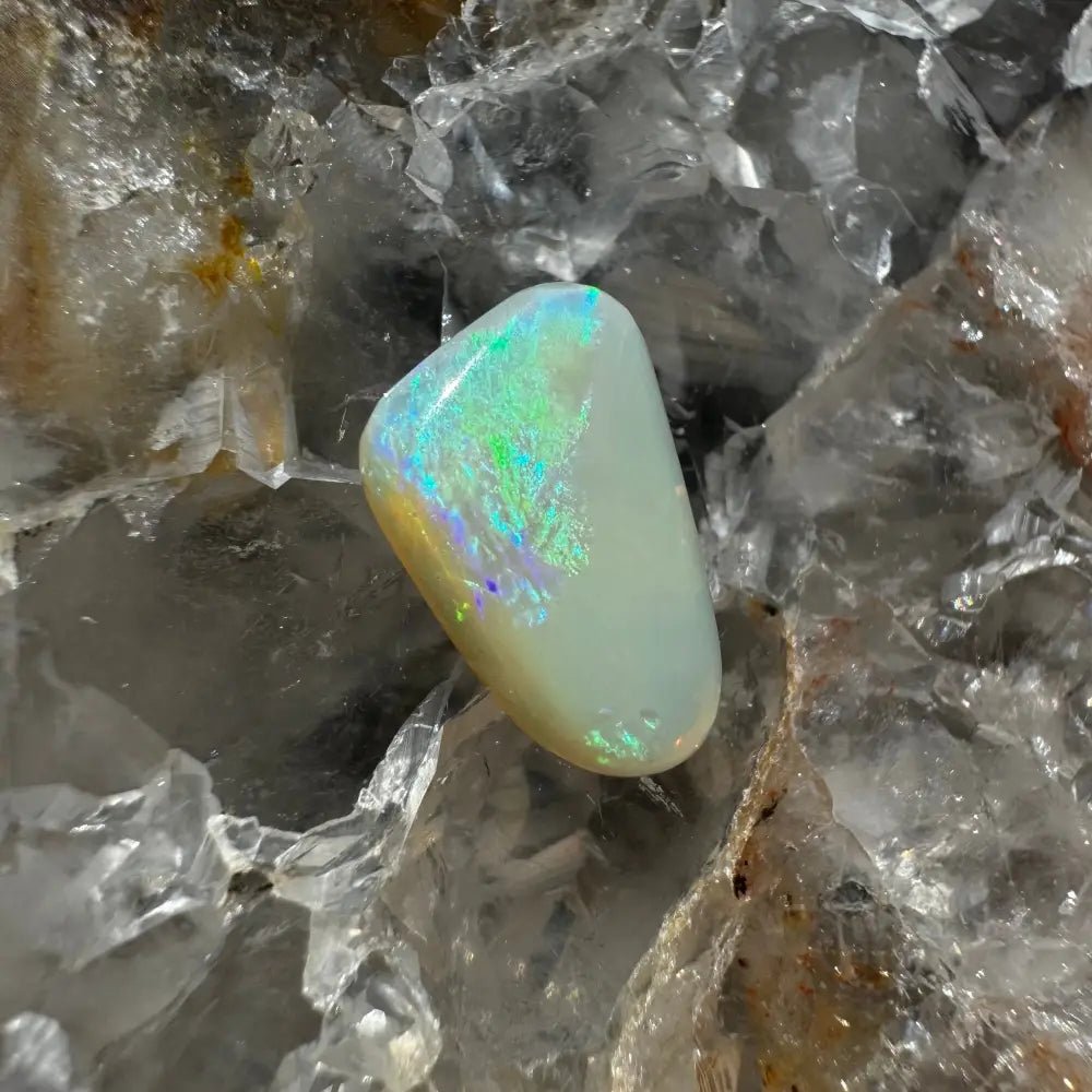 Coober Pedy Crystal Opal 1.4carat Solid Hand - Cut