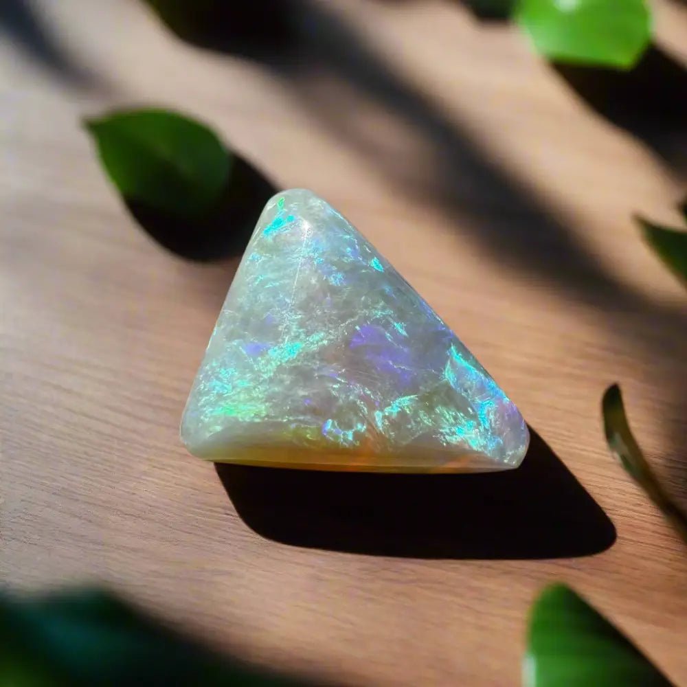 Coober Pedy Crystal Opal 3.7carat Solid Hand - Cut