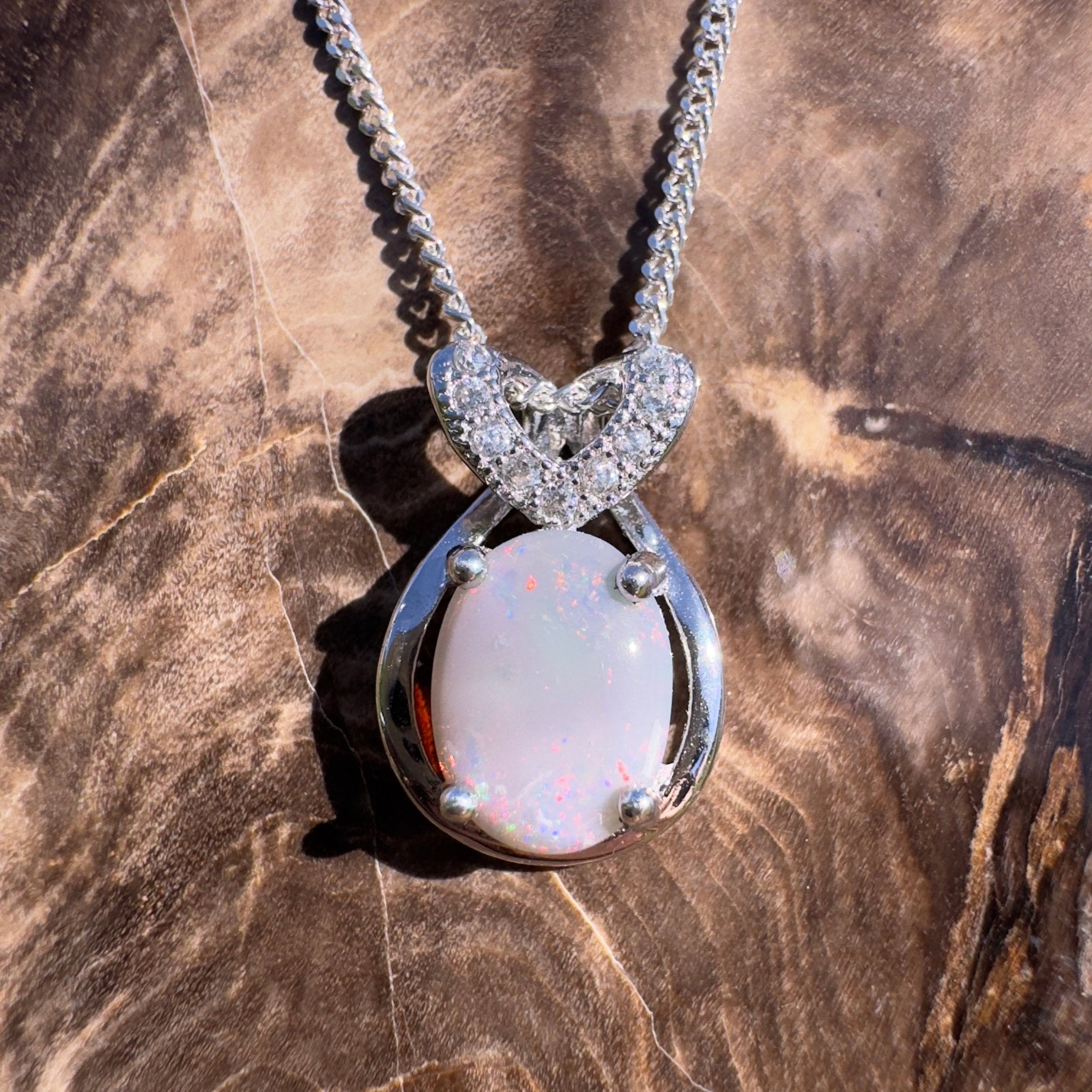 Cumborah Drift ~ 1ct Lightning Ridge Opal 925 Silver Pendant
