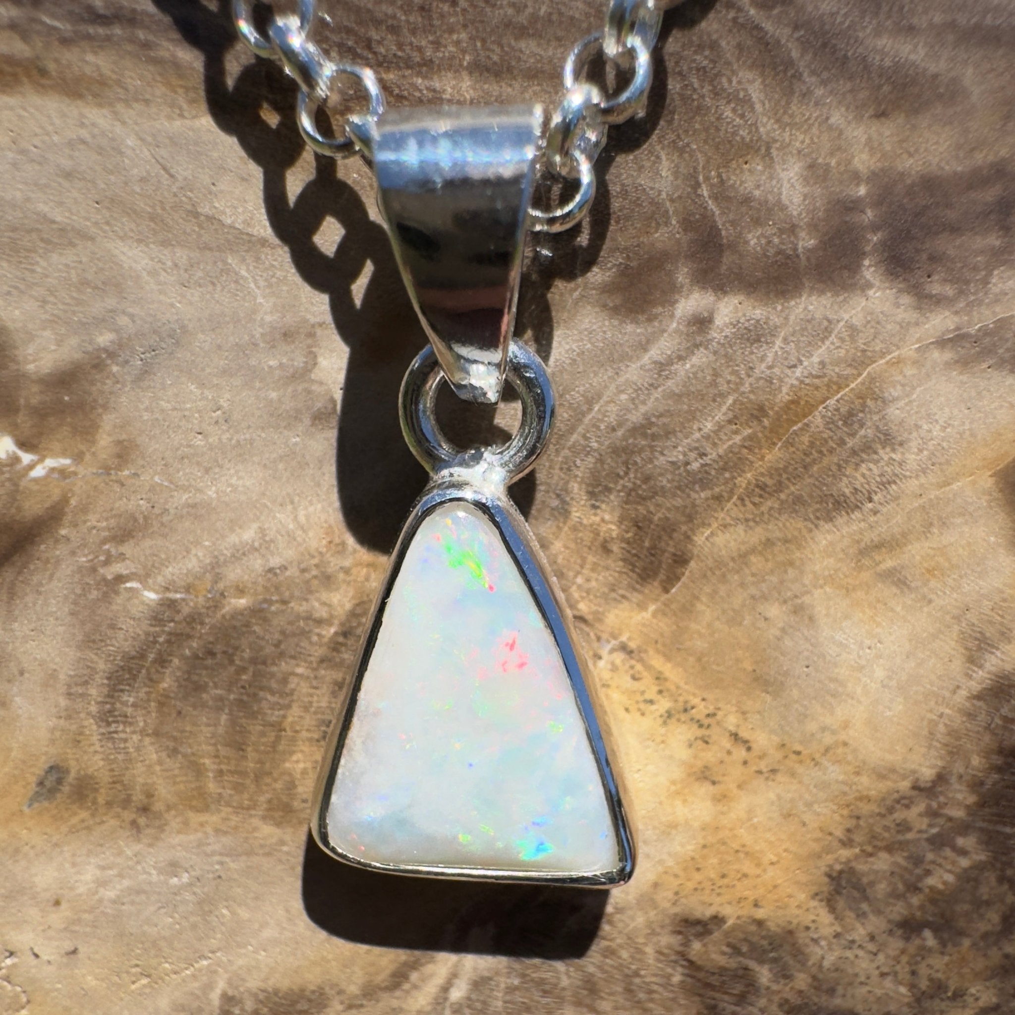 Eungella Dreamline – 2.2ct Coober Pedy Opal Pendant