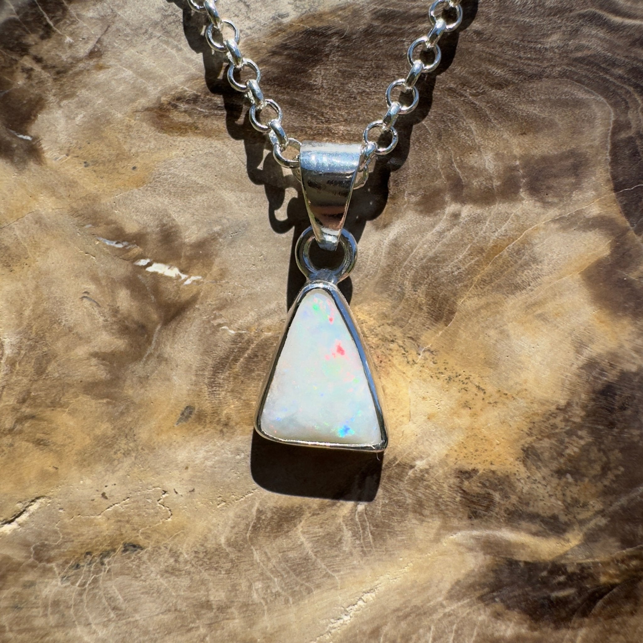 Eungella Dreamline – 2.2ct Coober Pedy Opal Pendant