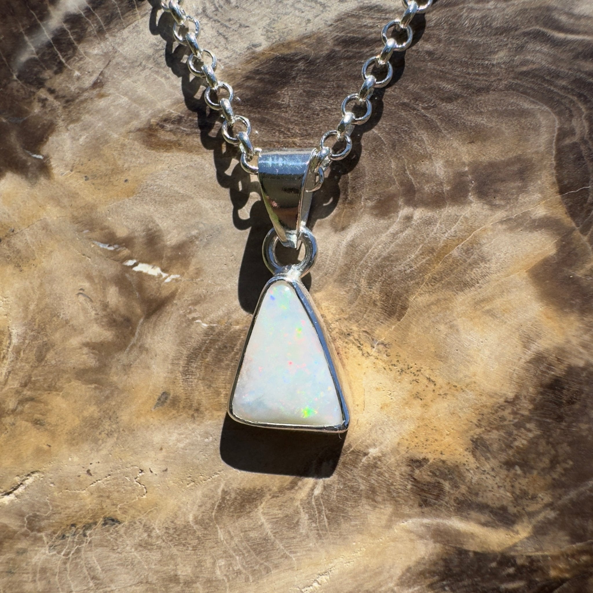 Eungella Dreamline – 2.2ct Coober Pedy Opal Pendant