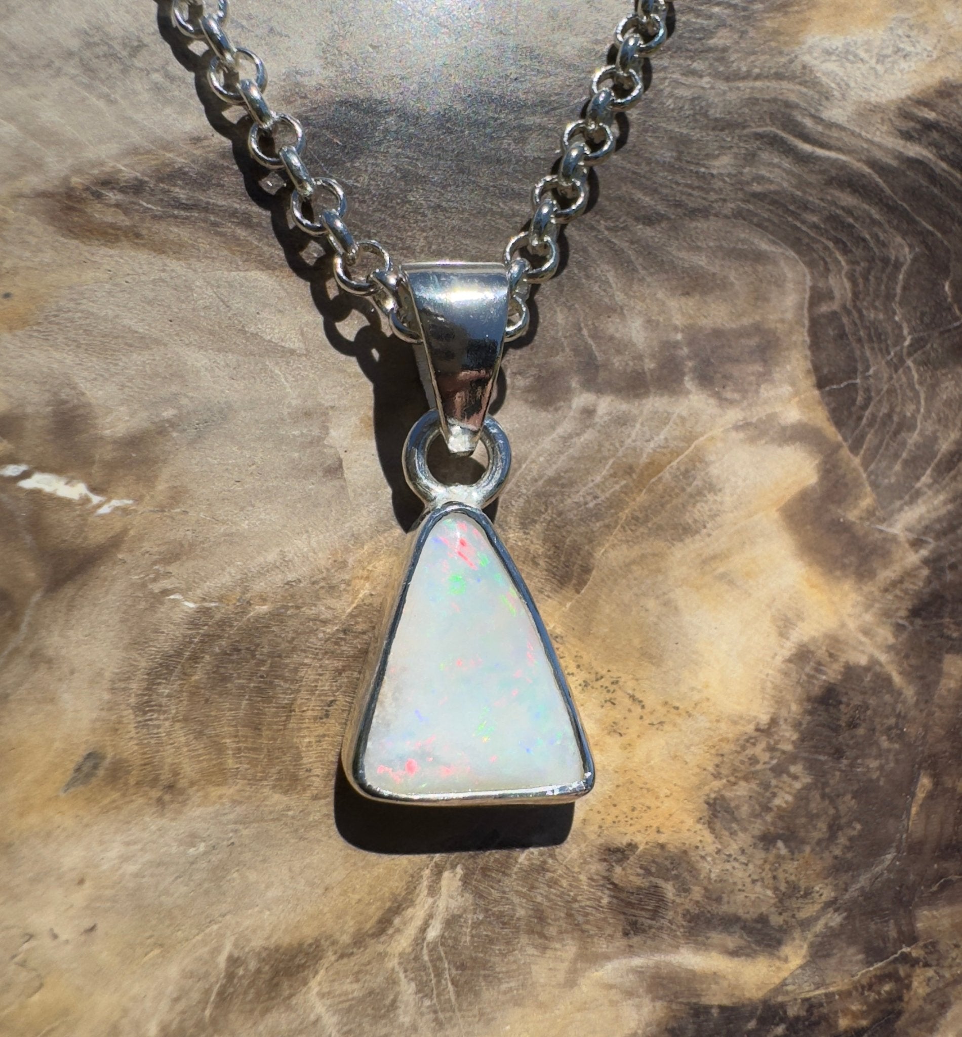 Eungella Dreamline – 2.2ct Coober Pedy Opal Pendant