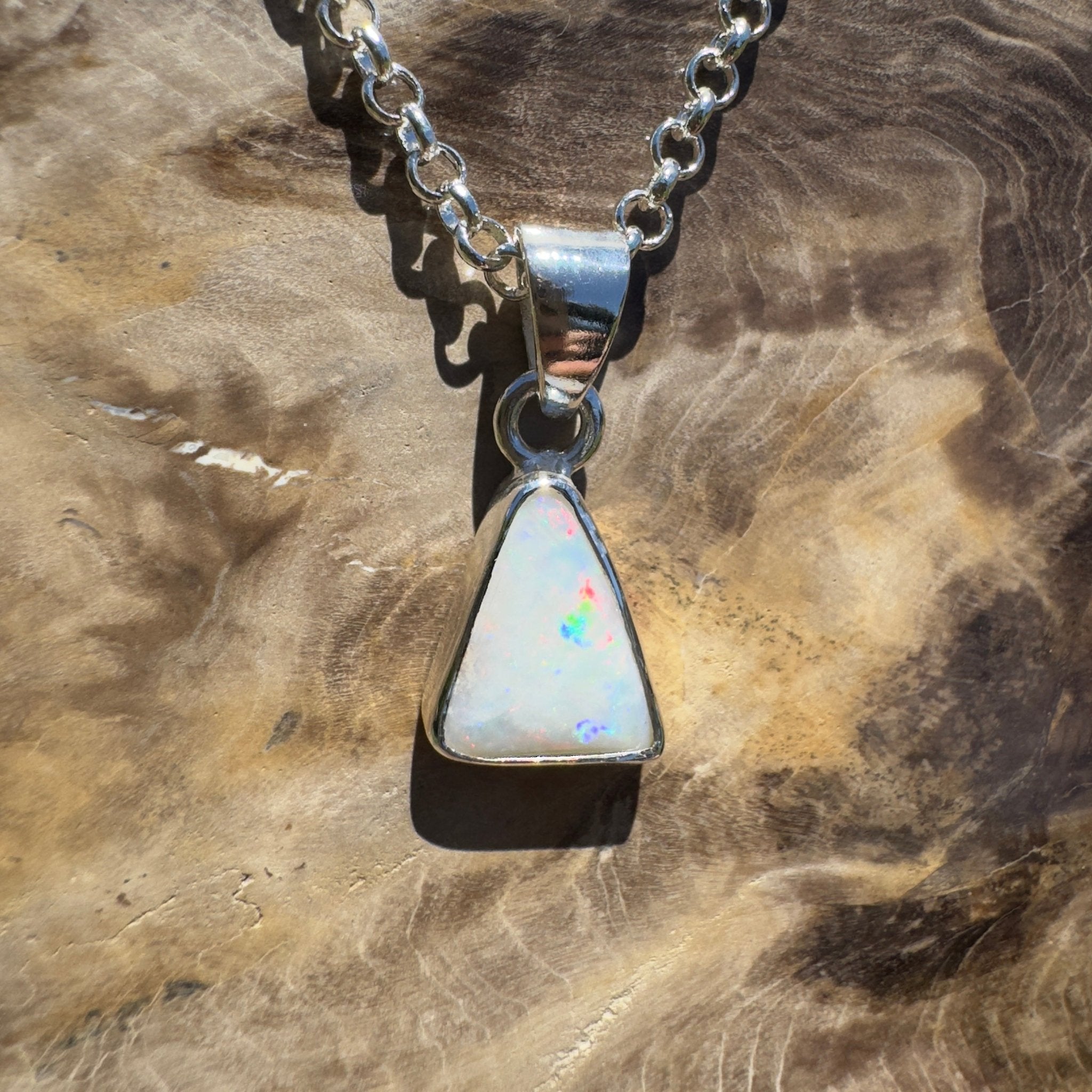 Eungella Dreamline – 2.2ct Coober Pedy Opal Pendant