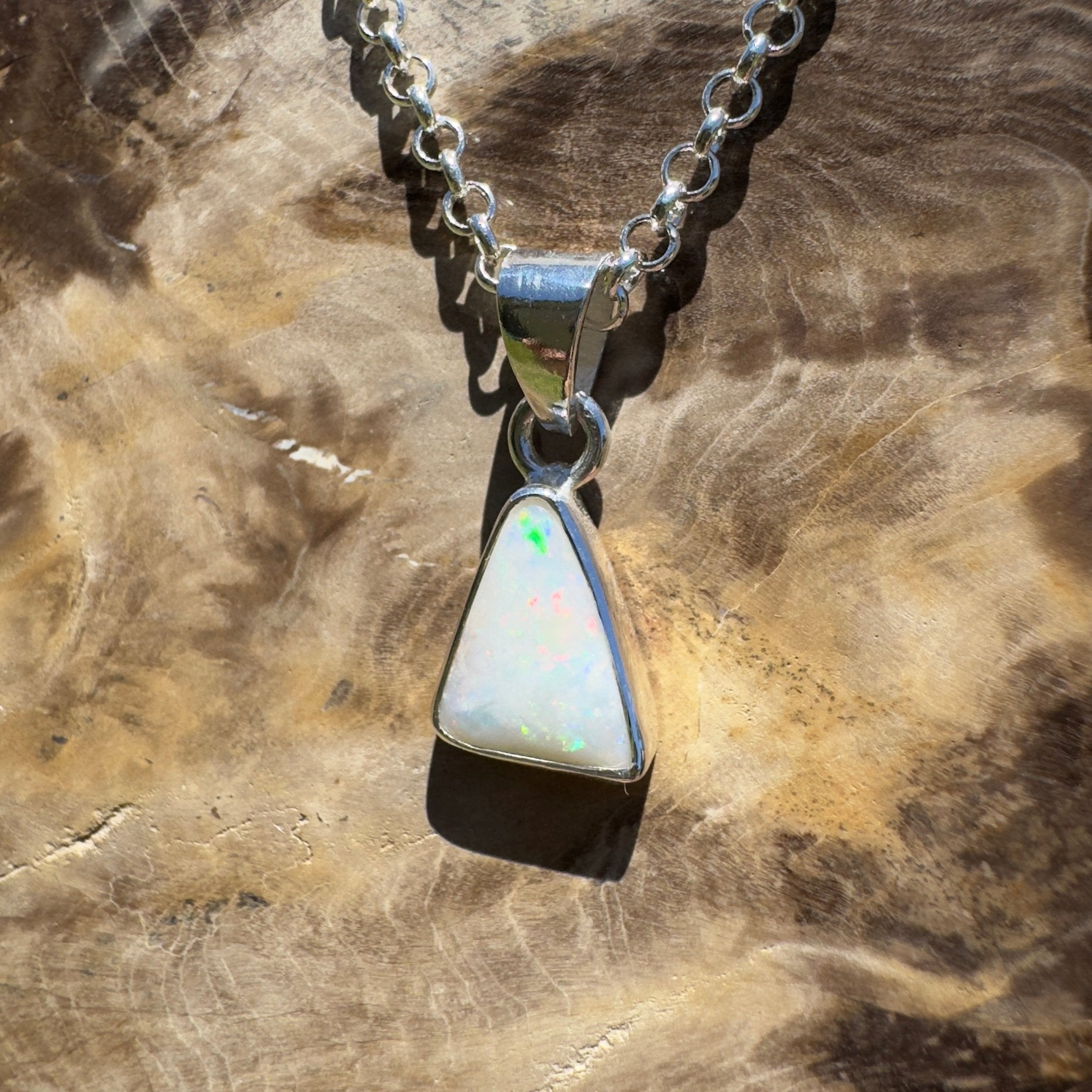 Eungella Dreamline – 2.2ct Coober Pedy Opal Pendant