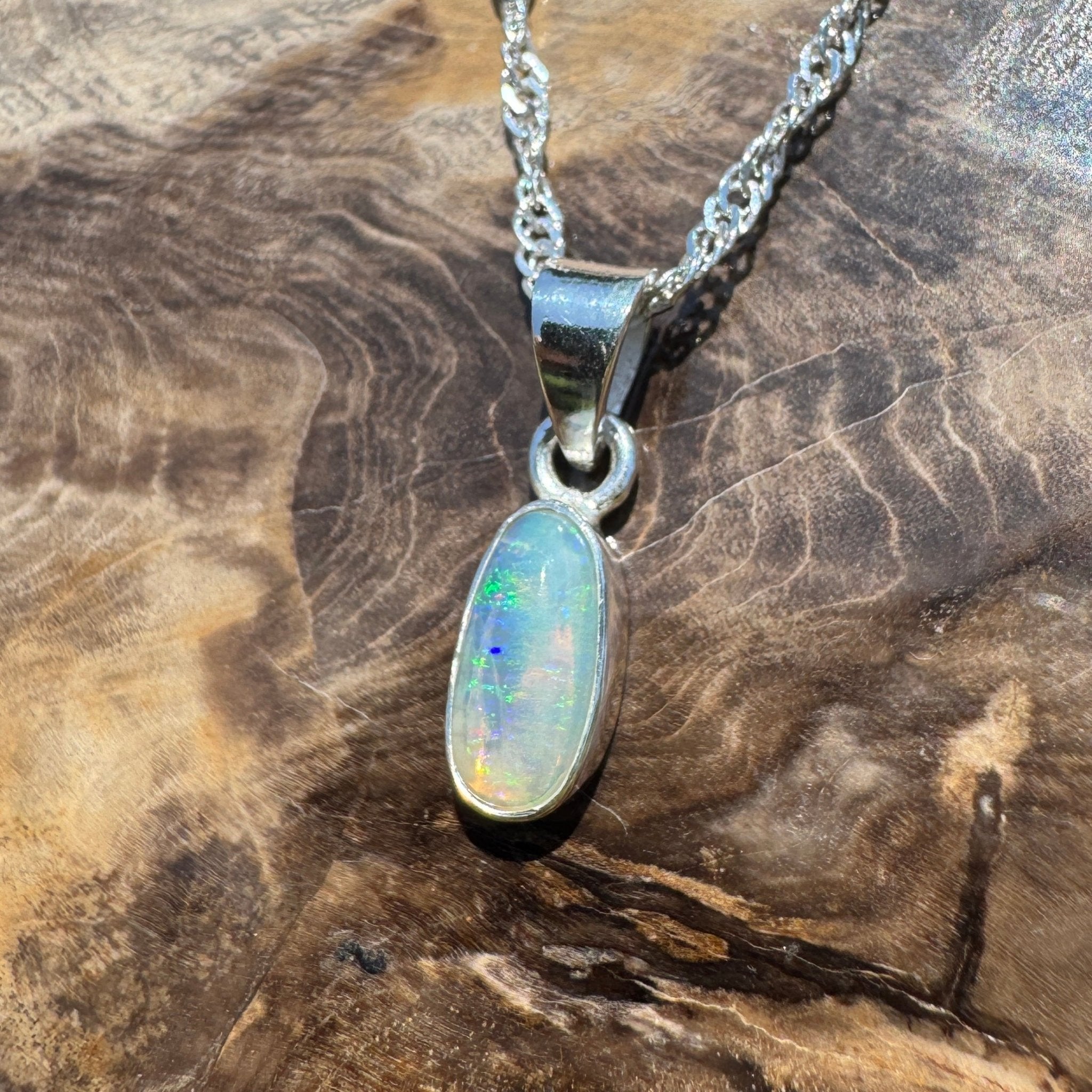 Furneaux Skydrift – 0.9ct Lightning Ridge Opal Pendant