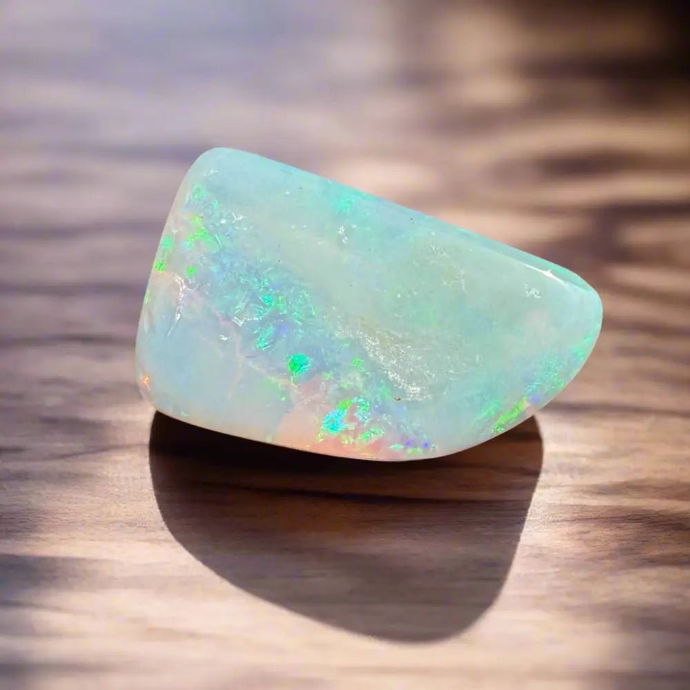 Hand - Cut Solid Lightning Ridge Opal 3.2carat