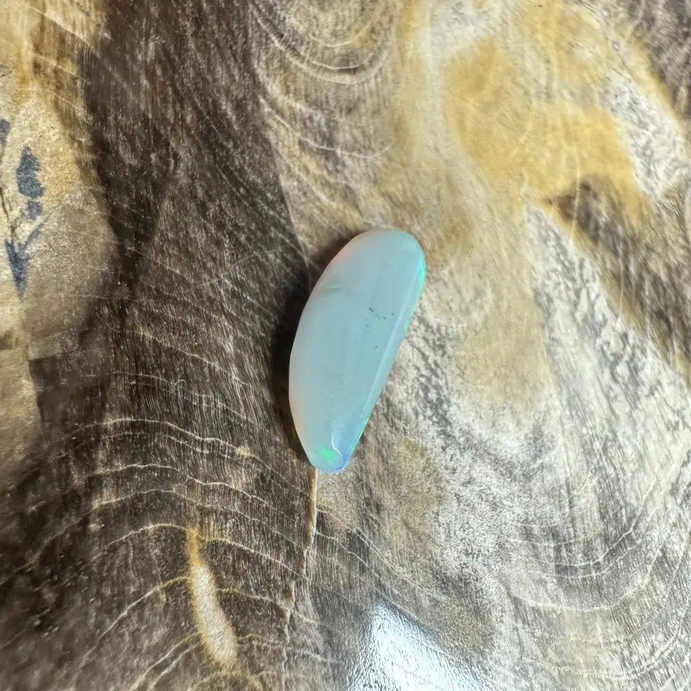 Hand - Cut Solid Lightning Ridge Semi Black Opal 1.2carat
