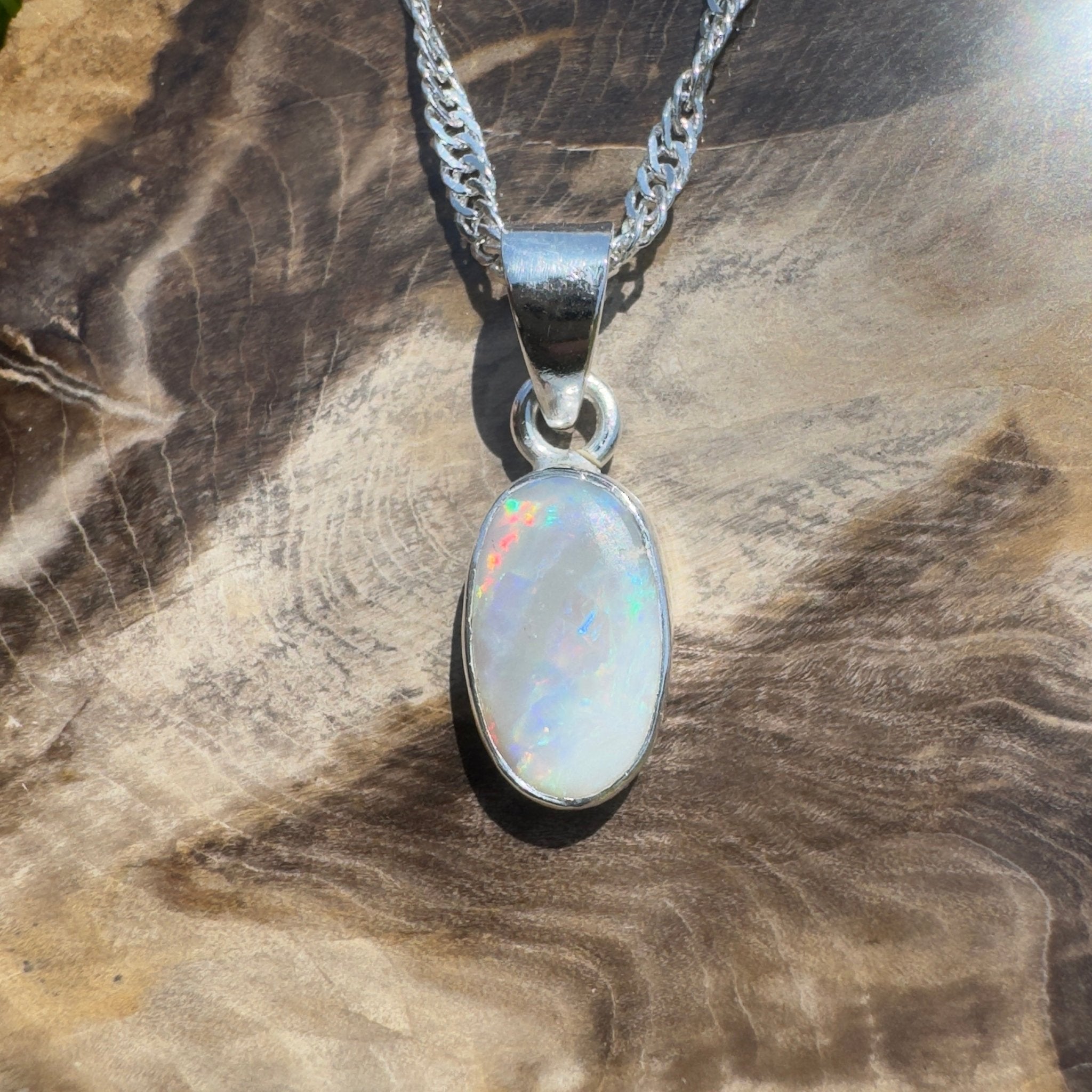 Jervis Lagoonlight – 1.1ct Lightning Ridge Opal Pendant