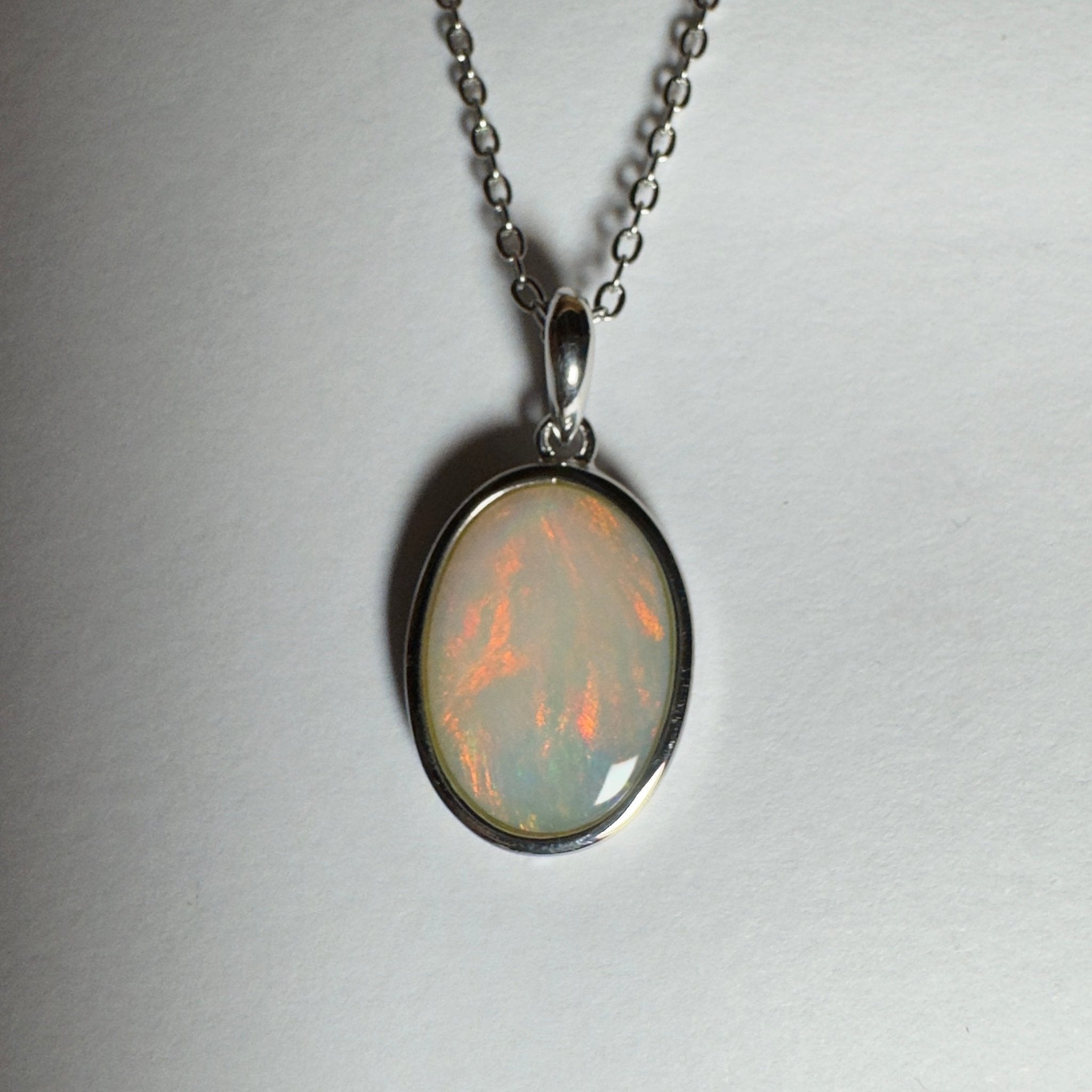 Karijini Sun ~ 2.9ct Coober Pedy Opal 925 Silver Pendant