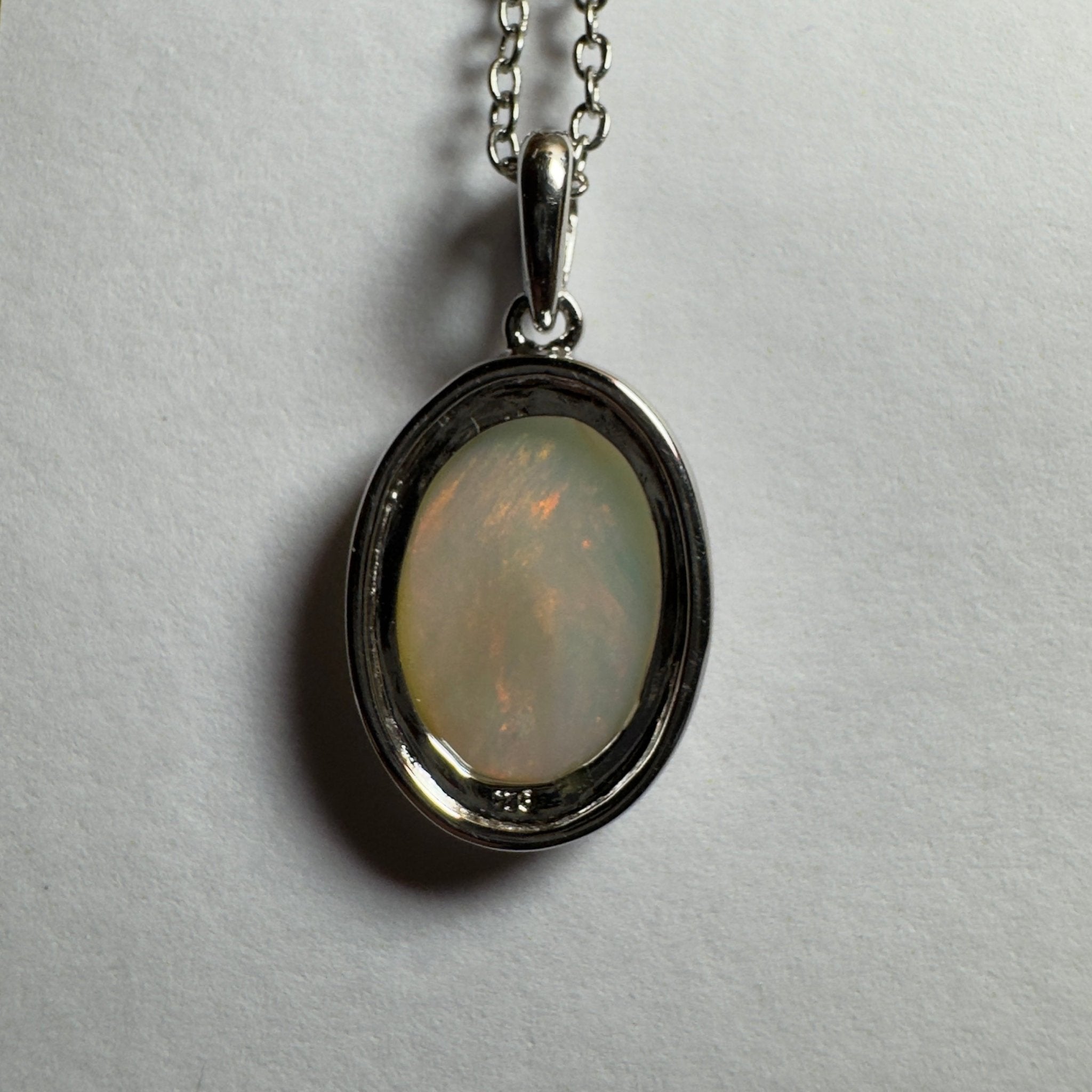 Karijini Sun ~ 2.9ct Coober Pedy Opal 925 Silver Pendant