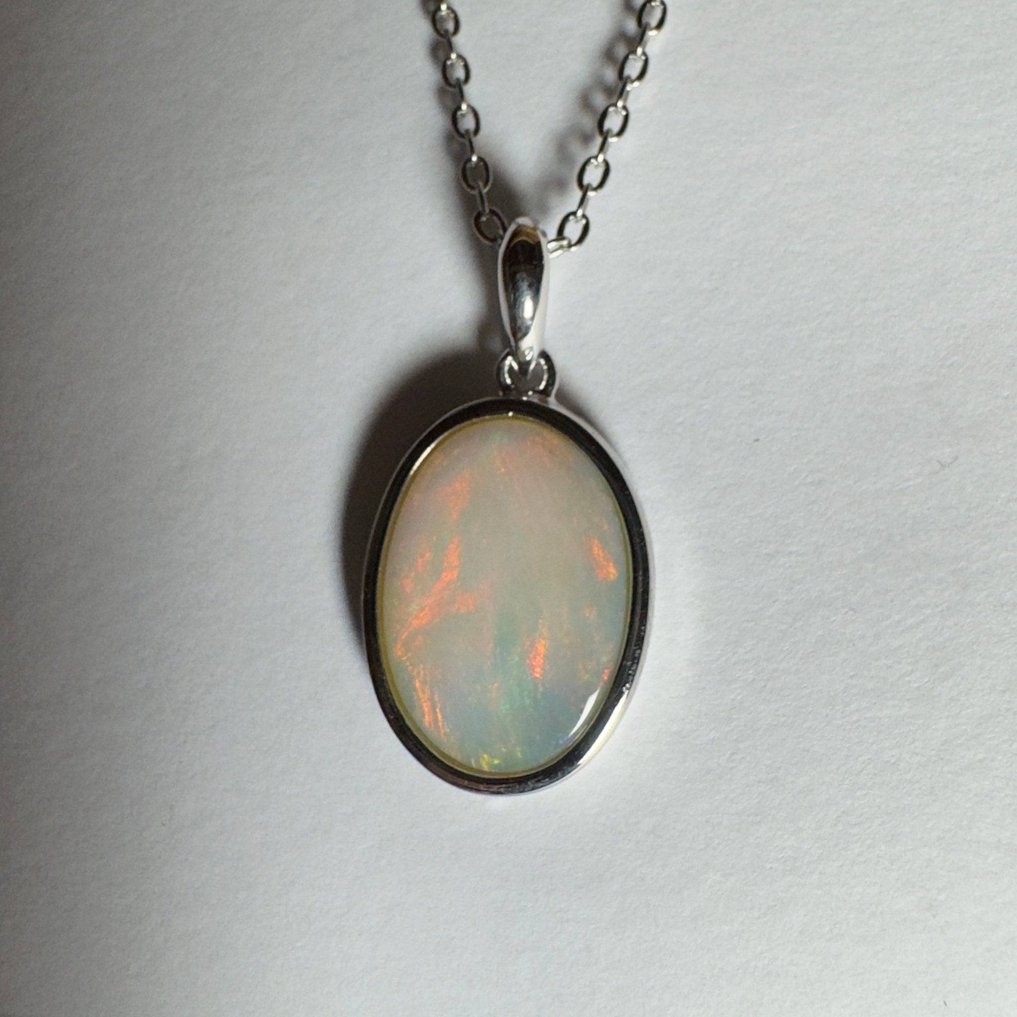 Karijini Sun ~ 2.9ct Coober Pedy Opal 925 Silver Pendant