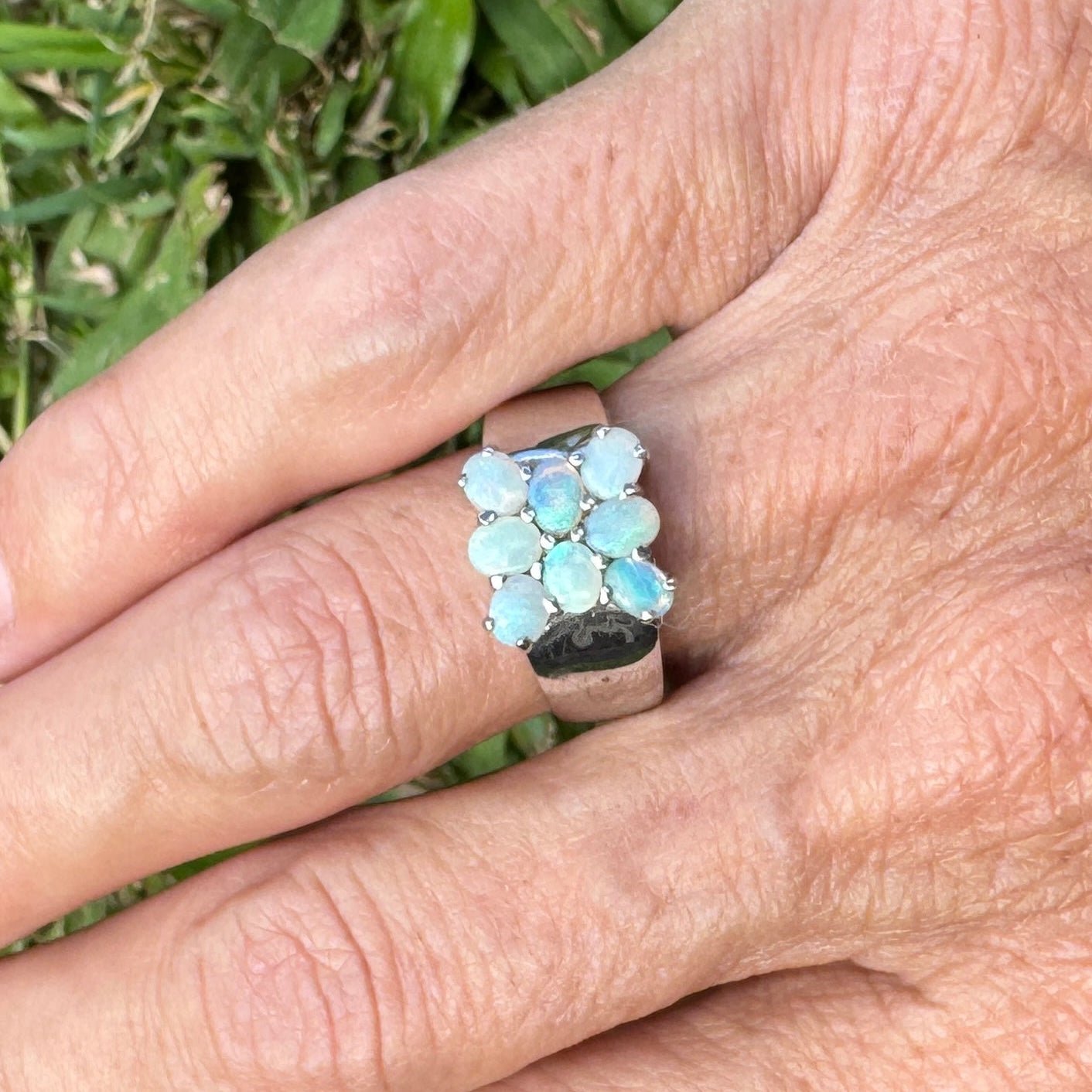 Lightning Ridge Opal Ring ~ 'Lightning Ridge Fine Spark' | 925 Sterling Silver | Solid Australian Opal