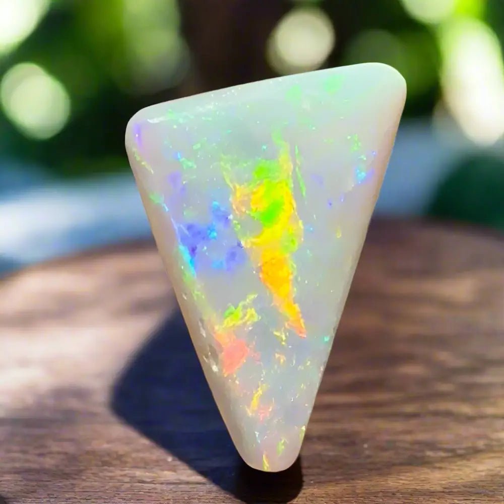 Lightning Ridge Semi - Black Opal 1.6carat Solid Hand - Cut