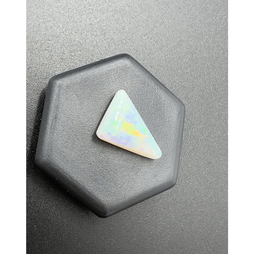 Lightning Ridge Semi - Black Opal 1.6carat Solid Hand - Cut