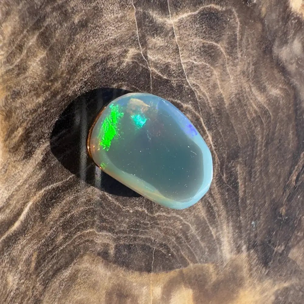 Lightning Ridge Semi Black Opal 1.7carat Solid Hand - Cut