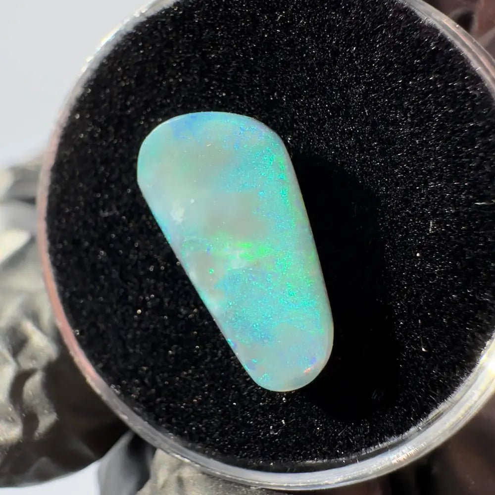 Lightning Ridge Semi Black Opal 1.9 carat Solid Hand - Cut