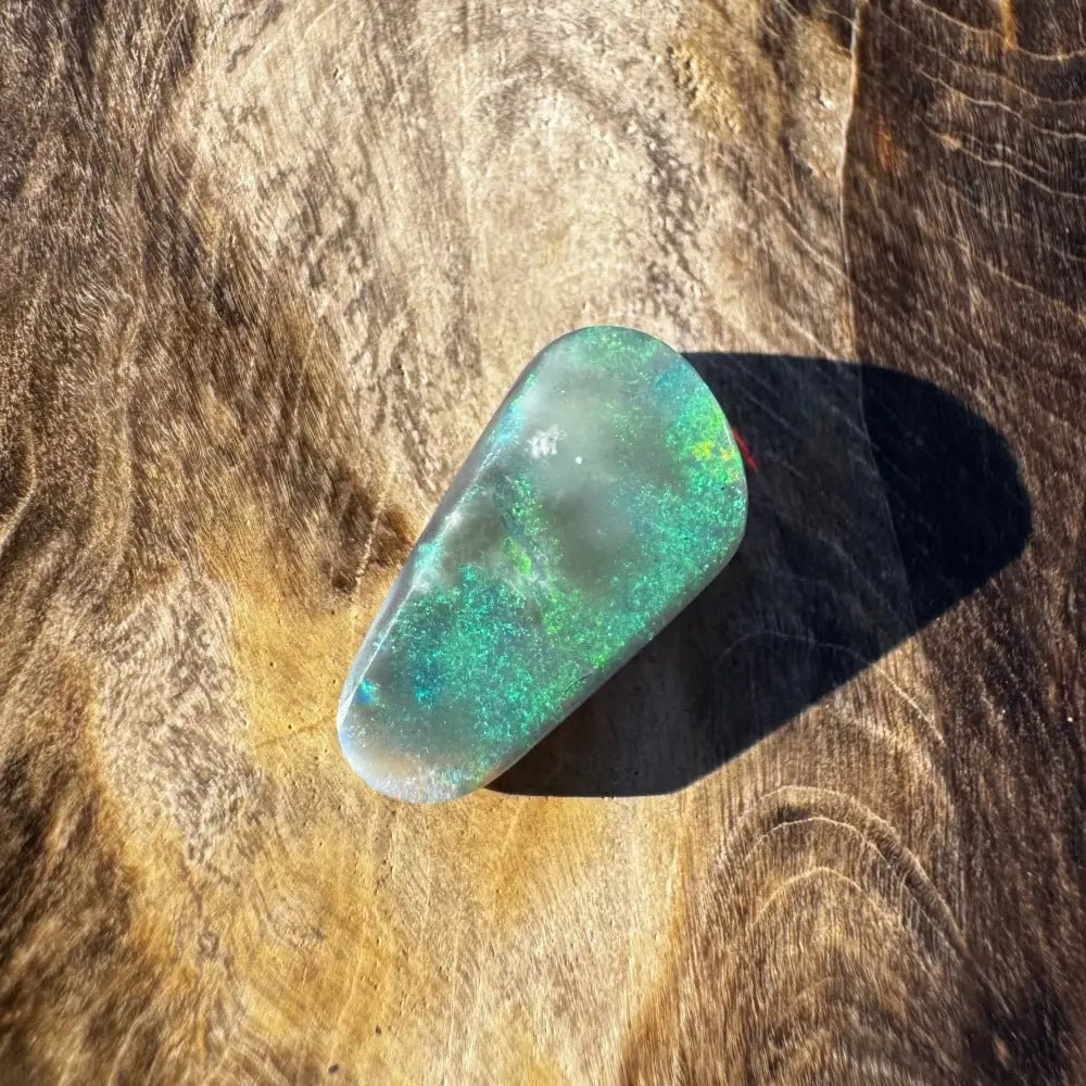 Lightning Ridge Semi Black Opal 1.9 carat Solid Hand - Cut