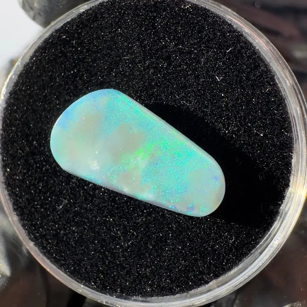Lightning Ridge Semi Black Opal 1.9 carat Solid Hand - Cut