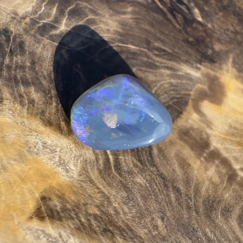 Lightning Ridge Semi Black Opal 4.6carat Solid Hand - Cut