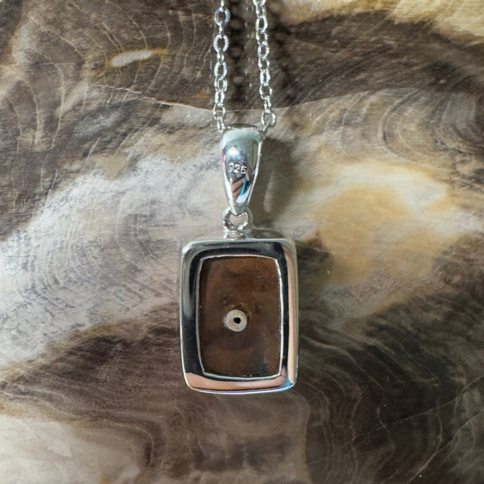 MacDonnell Spectrum ~ Queensland Boulder Opal 925 Sterling Silver Pendant Necklace